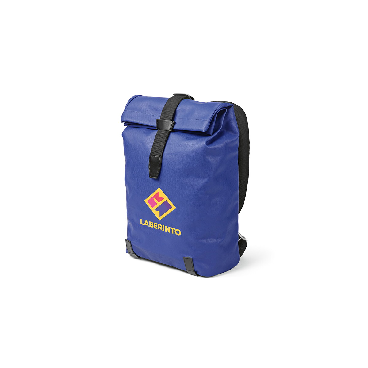 Plecaki z logo – berlin backpack 23l z recyklingowanej bawelny 340 gsm – niebieski ABK006_104-logo-A Berlin Backpack 23L z recyklingowanej bawelny 340 gsm - niebieski ABK006_104-logo-A