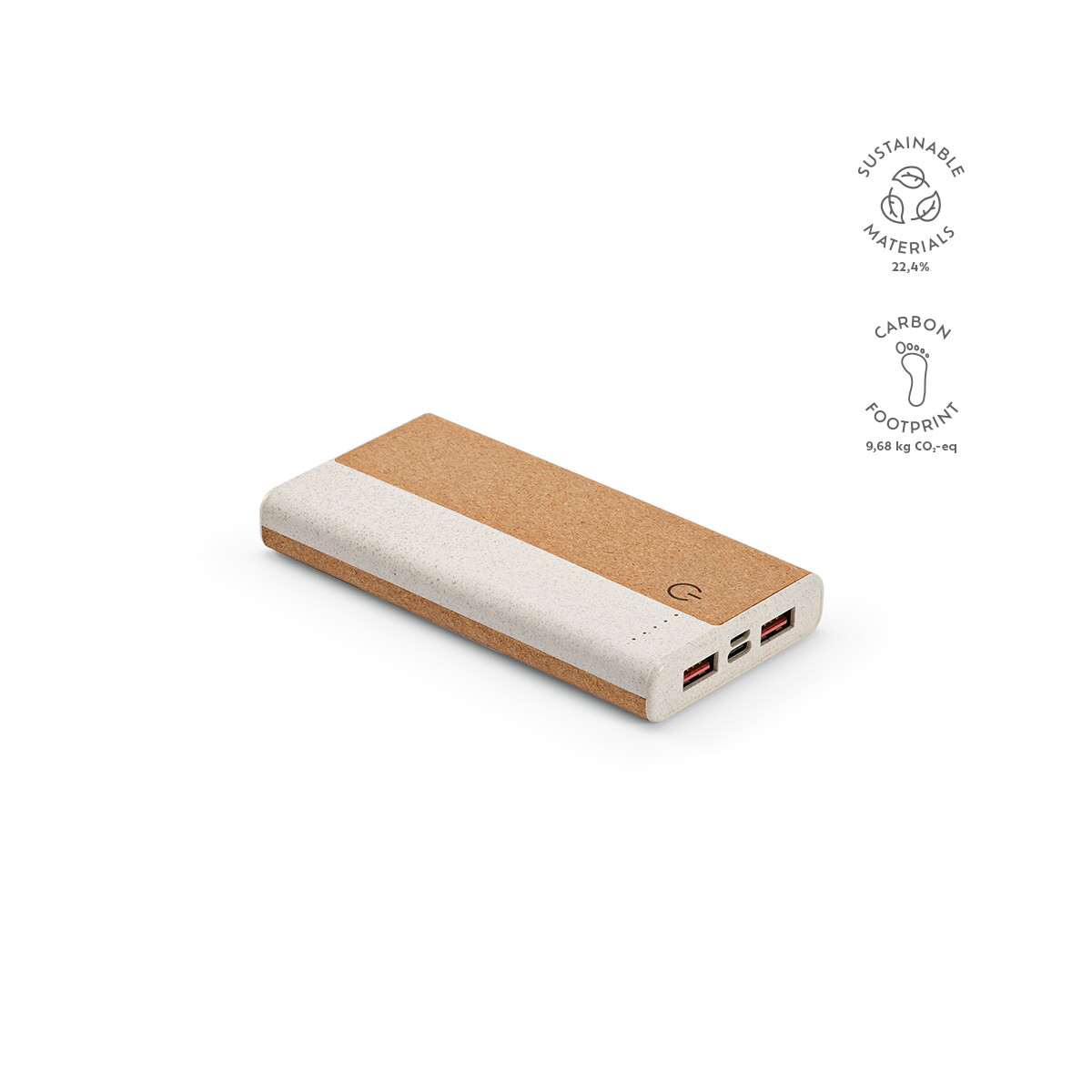 Powerbanki z logo – bateria archimedes powerbank korek 10 000 mah – naturalna APW003_160-kpi Bateria Archimedes Powerbank Korek 10 000 mAh - Naturalna APW003_160-kpi