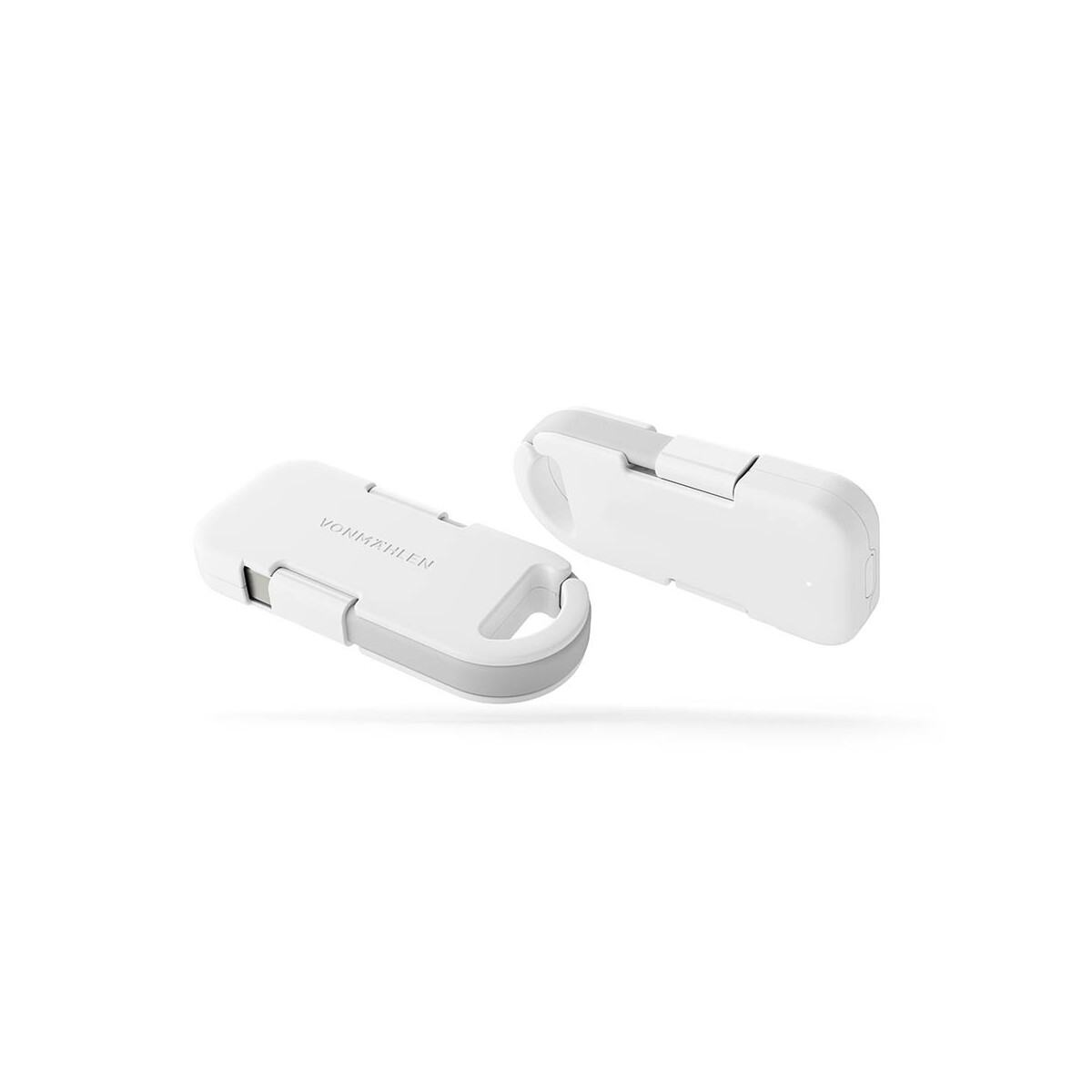 Powerbanki z logo – evergreen go 2-in1 keyring with powerbank. rtpe. led indicator – white APW009_106-E Evergreen Go 2-in1 keyring with powerbank. rTPE. LED indicator - White APW009_106-E