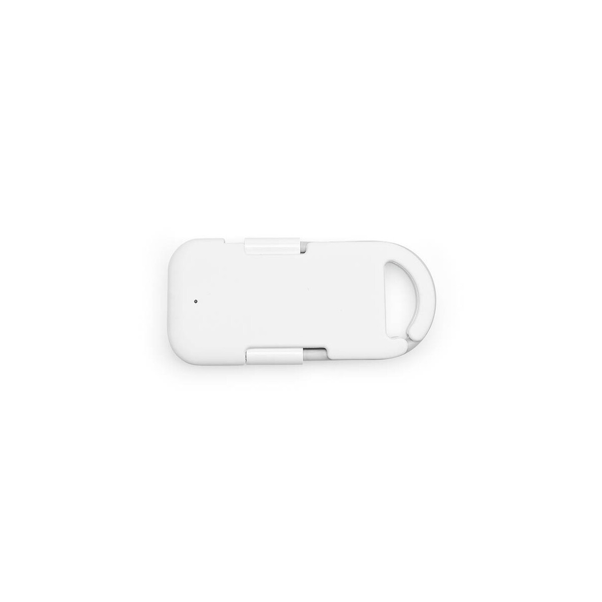 Powerbanki z logo – evergreen go 2-in1 keyring with powerbank. rtpe. led indicator – white APW009_106-back Evergreen Go 2-in1 keyring with powerbank. rTPE. LED indicator - White APW009_106-back