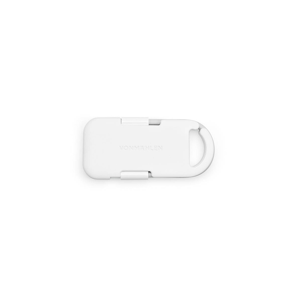 Powerbanki z logo – evergreen go 2-in1 keyring with powerbank. rtpe. led indicator – white APW009_106-front Evergreen Go 2-in1 keyring with powerbank. rTPE. LED indicator - White APW009_106-front