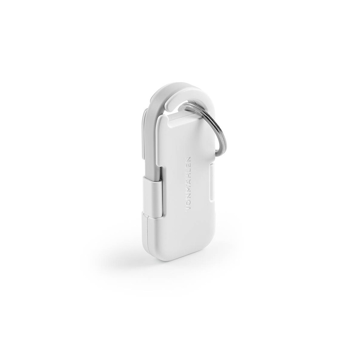 Evergreen Go 2-in1 keyring with powerbank. rTPE. LED indicator - White APW009_106