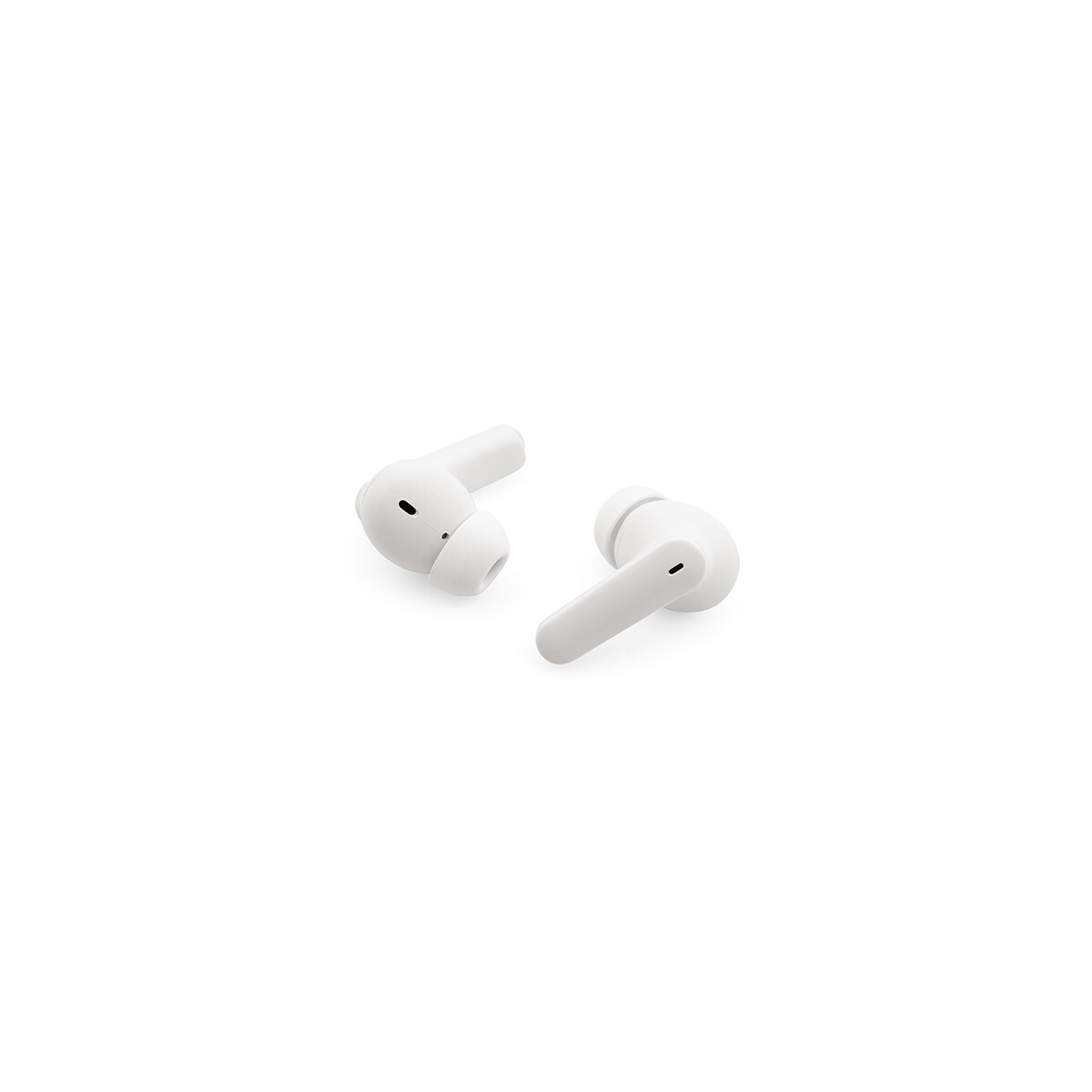 Słuchawki z logo – słuchawki douszne pascal rabs 400 mah – białe AER006_106-B Słuchawki douszne Pascal rABS 400 mAh - Białe AER006_106-B