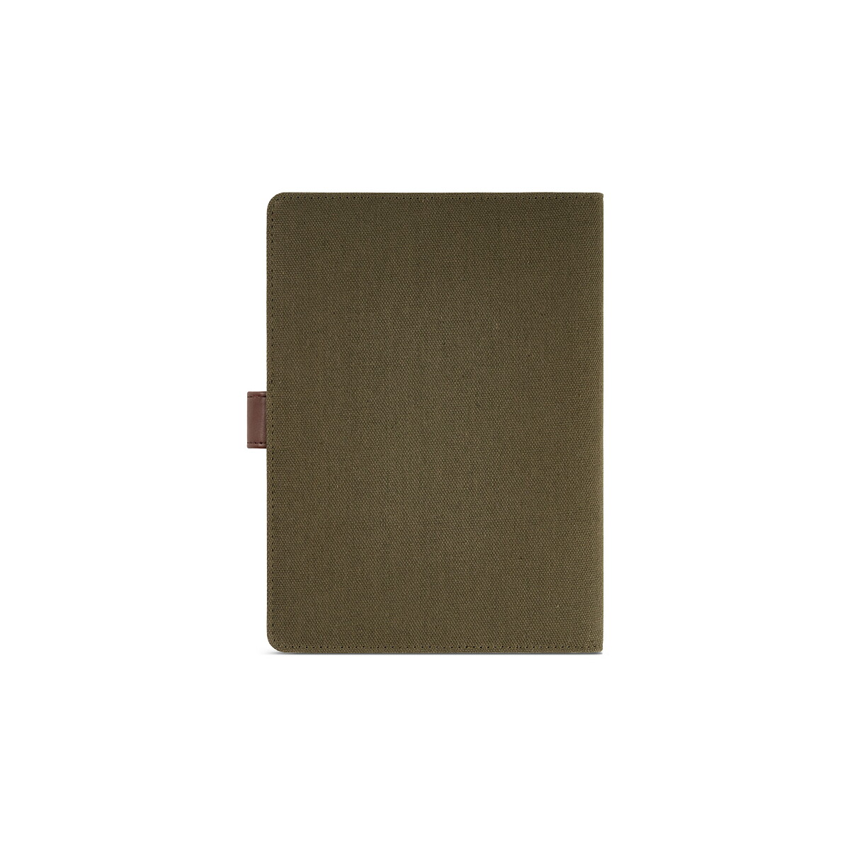 Teczki z logo – eliot a5 folder bawełna z recyklingu – ciemno zielony AFD004_149-back Eliot A5 Folder bawełna z recyklingu - Ciemno zielony AFD004_149-back