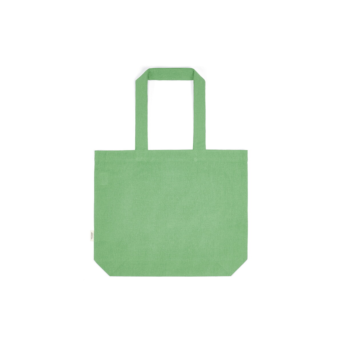 Torby na zakupy z logo – kilimandzaro torba na zakupy z recyklingowanej bawełny 180 gsm – jasnozielona ASB004_119-back Kilimandzaro Torba na zakupy z recyklingowanej bawełny 180 gsm - jasnozielona ASB004_119-back