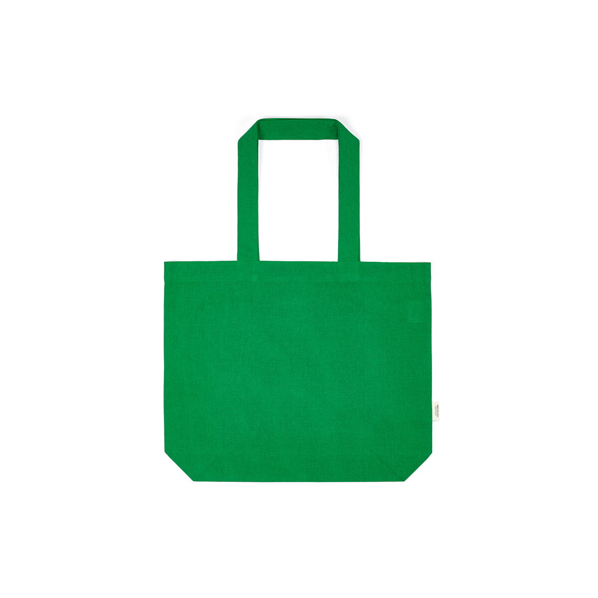 Torby na zakupy z logo – kilimandzaro torba na zakupy z recyklingowanej bawelny 180 gsm – zielona ASB004_109-front Kilimandzaro Torba na zakupy z recyklingowanej bawelny 180 gsm - Zielona ASB004_109-front