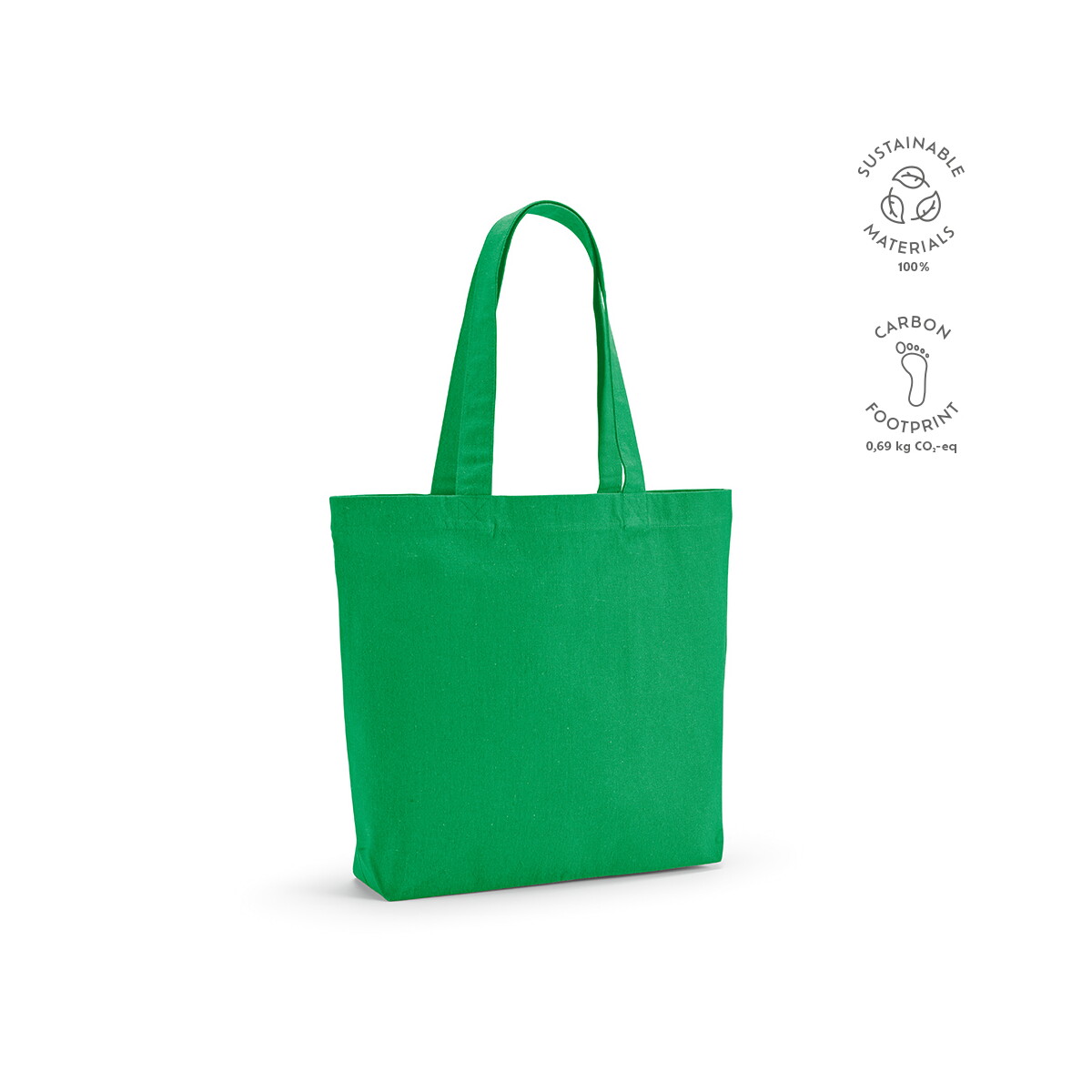 Torby na zakupy z logo – kilimandzaro torba na zakupy z recyklingowanej bawelny 180 gsm – zielona ASB004_109-kpi Kilimandzaro Torba na zakupy z recyklingowanej bawelny 180 gsm - Zielona ASB004_109-kpi