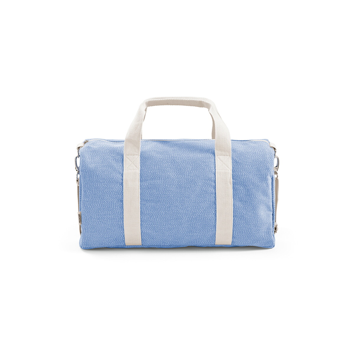 Torby sportowe z logo – seul torba sportowa z recyklingowanej bawełny 30l – pastelowa niebieska AGB004_164-back Seul Torba sportowa z recyklingowanej bawełny 30L - Pastelowa niebieska AGB004_164-back