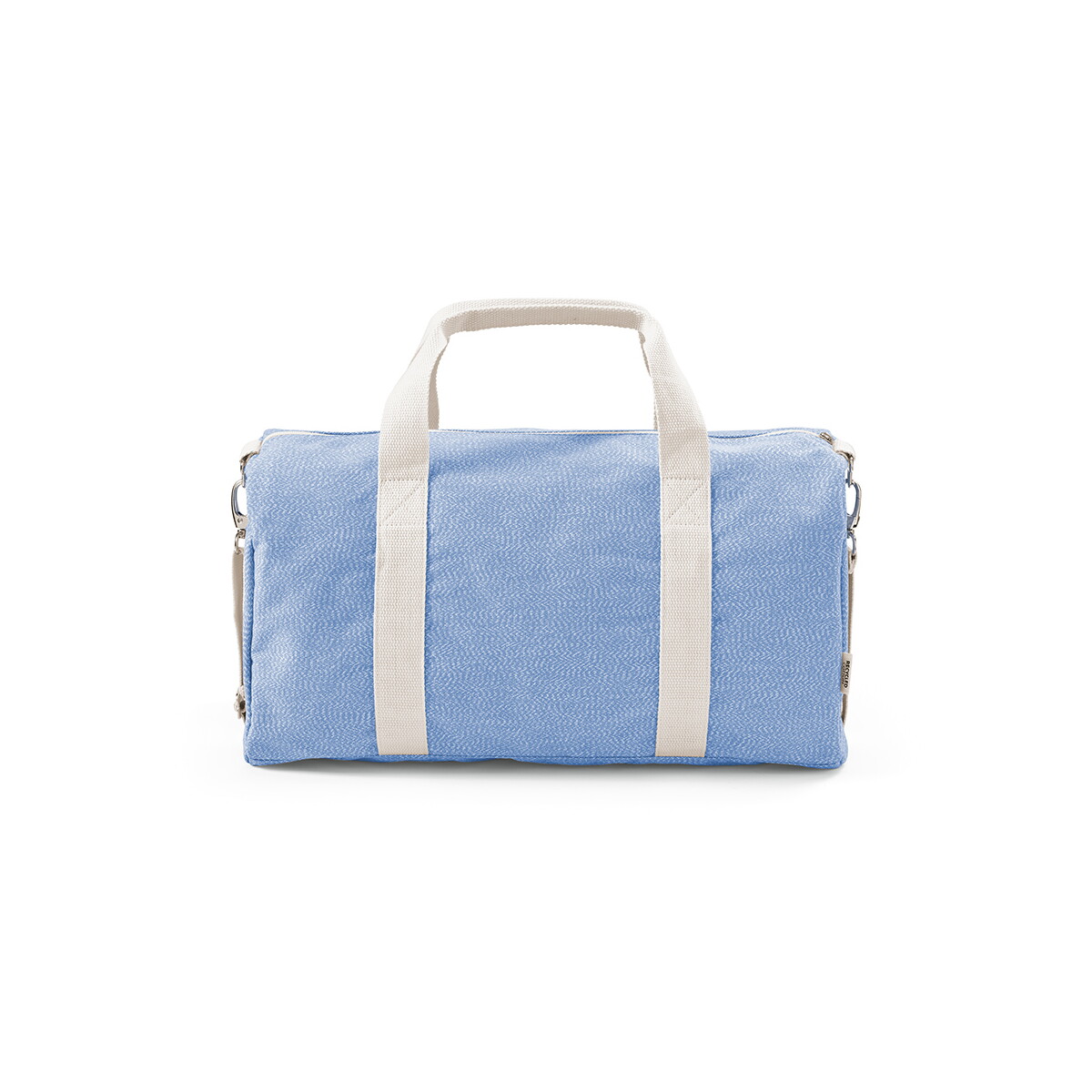 Torby sportowe z logo – seul torba sportowa z recyklingowanej bawełny 30l – pastelowa niebieska AGB004_164-front Seul Torba sportowa z recyklingowanej bawełny 30L - Pastelowa niebieska AGB004_164-front