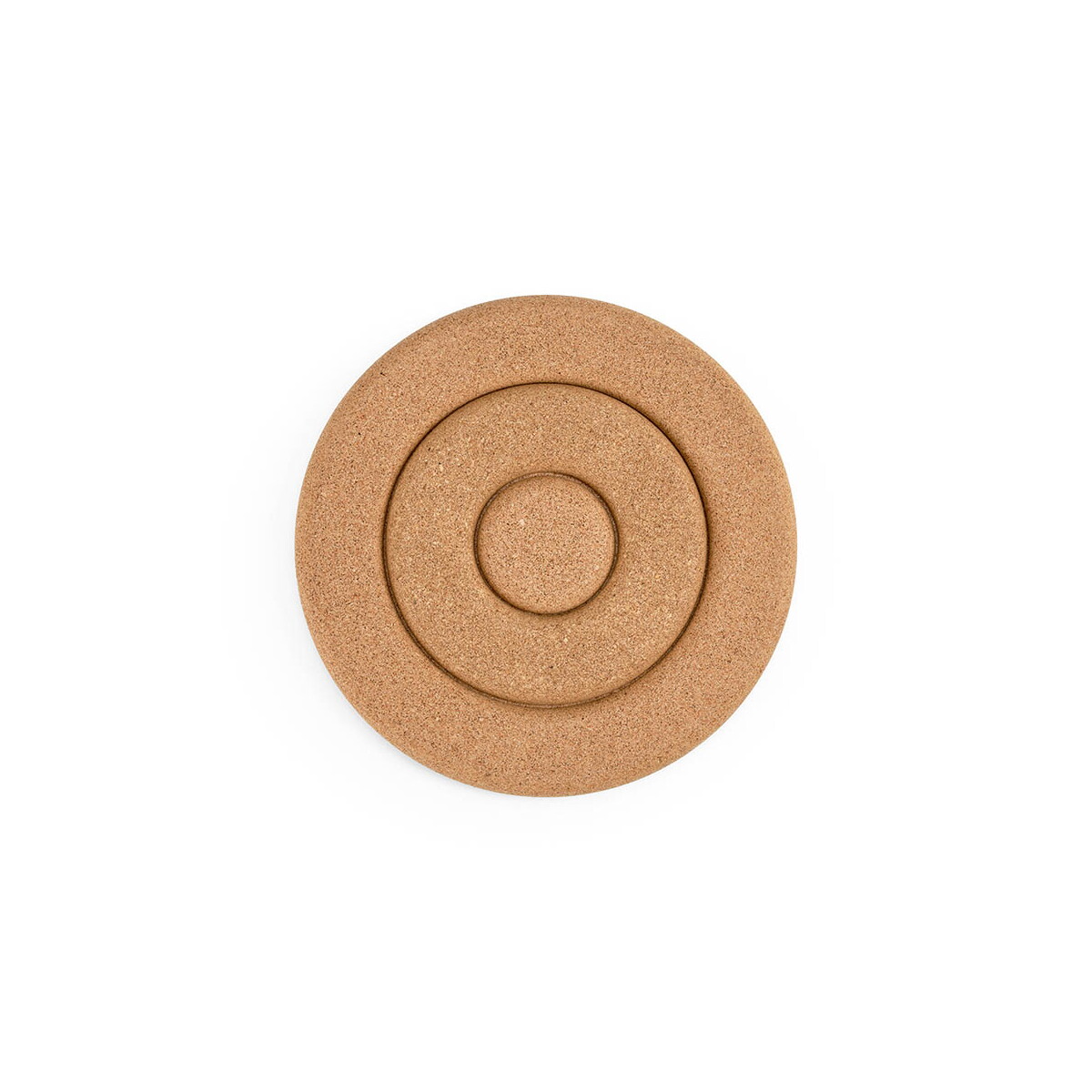 Akcesoria do kuchni z logo – mozart round cork double trivet. made in portugal – naturalne ATR005_160-front Mozart round cork double trivet. Made in Portugal - Naturalne ATR005_160-front