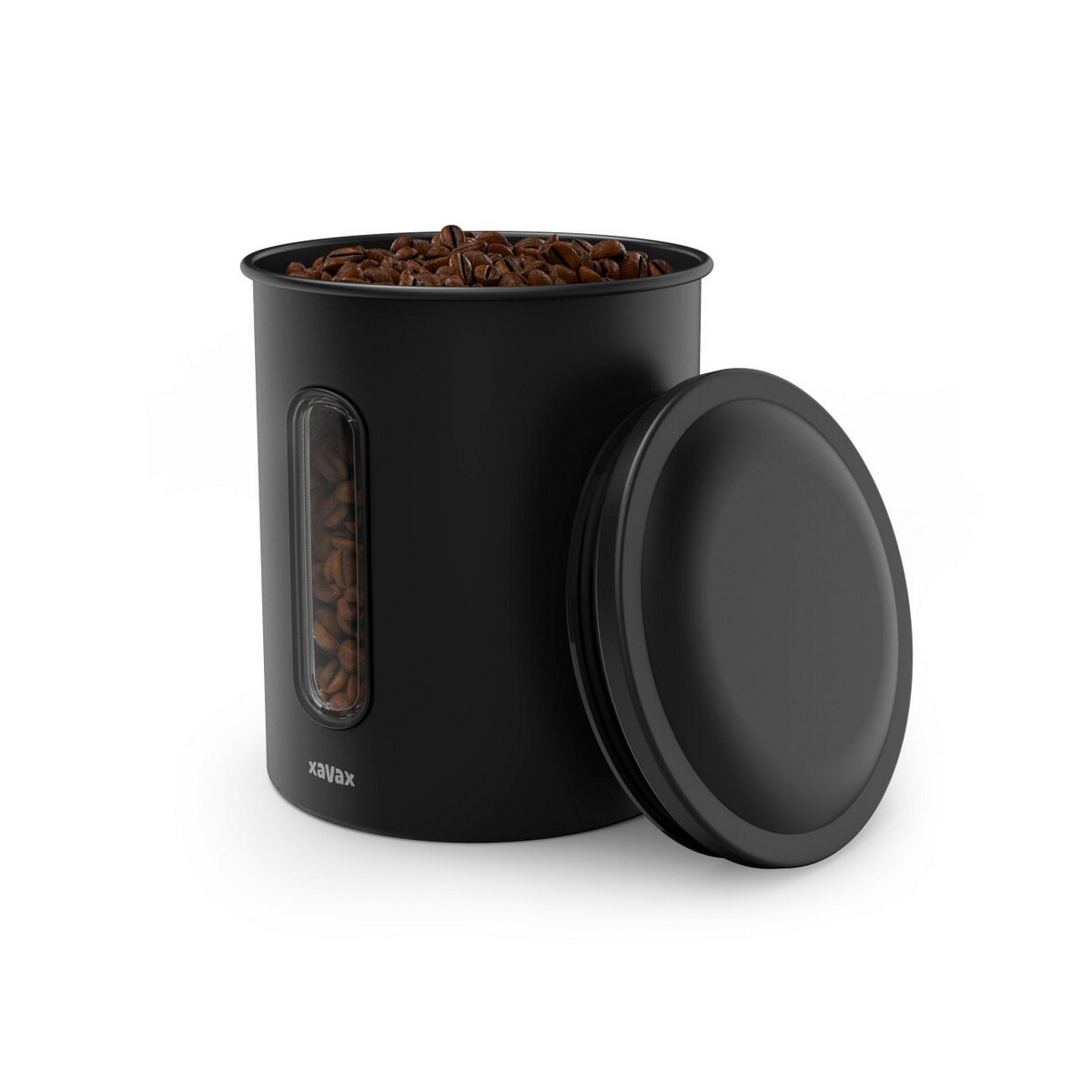 Akcesoria do kuchni z logo – pojemnik na kawę 500g xavax – czarny VHX03-03_AAA01 Pojemnik na kawę 500g Xavax - czarny VHX03-03_AAA01