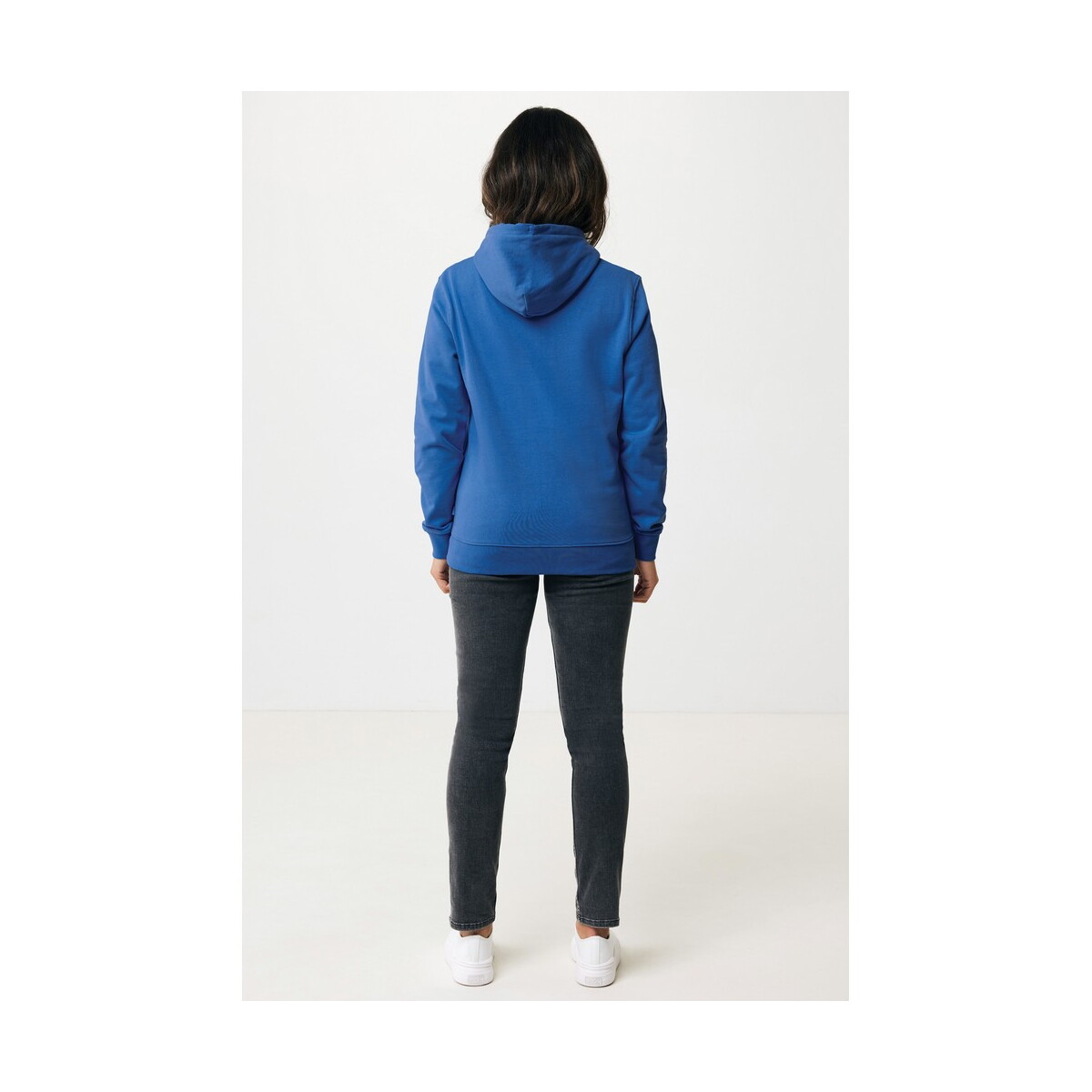 Bluzy z logo – bluza z kapturem z bawełny z recyklingu iqoniq jasper – niebieska T9400.025__F_251 Bluza z kapturem z bawełny z recyklingu Iqoniq Jasper - niebieska T9400.025__F_251