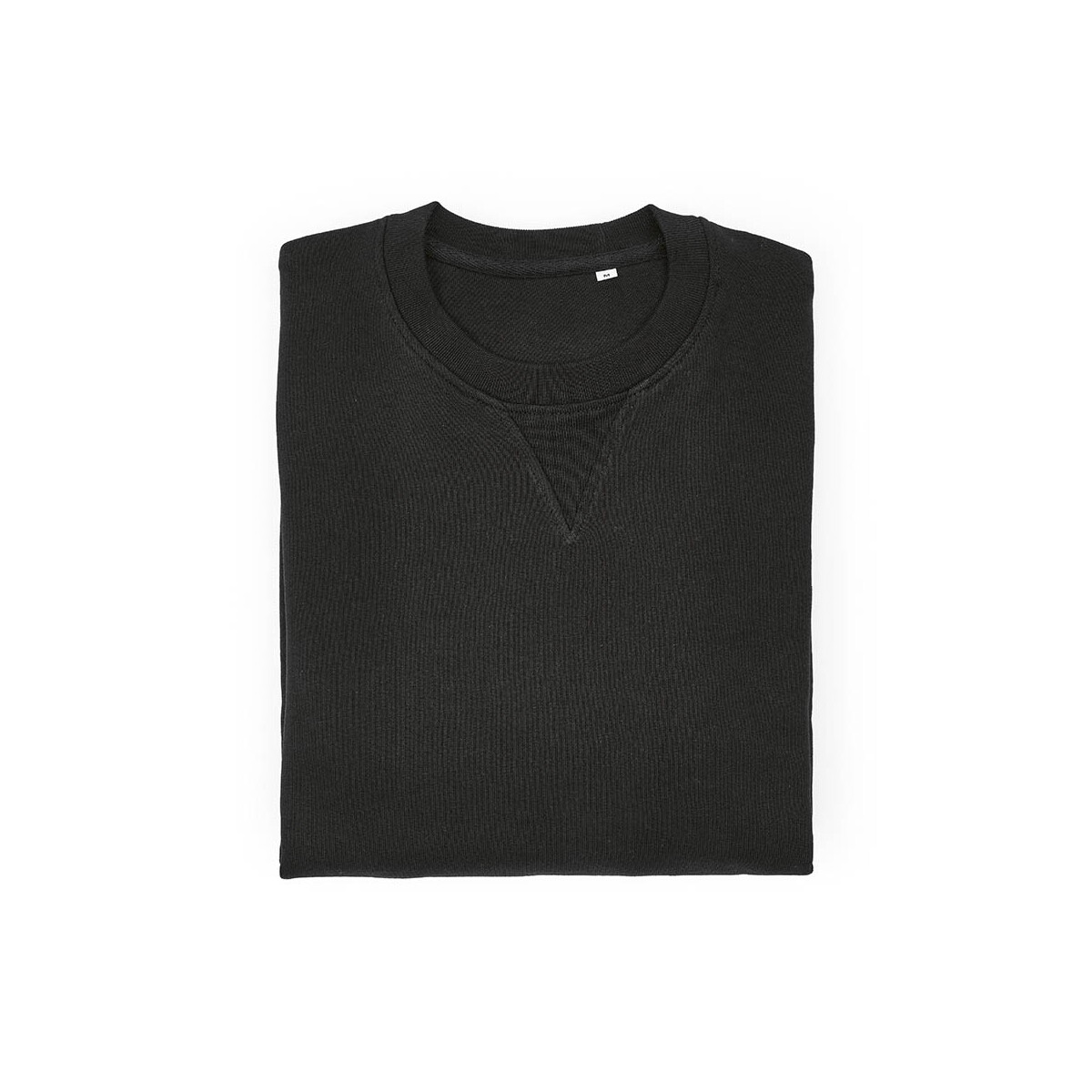 Bluzy z logo – capri french terry crew neck sweatshirt. 100% org. cotton. 300gsm – black ASW008_103-front-A Capri french terry crew neck sweatshirt. 100% org. cotton. 300gsm - Black ASW008_103-front-A