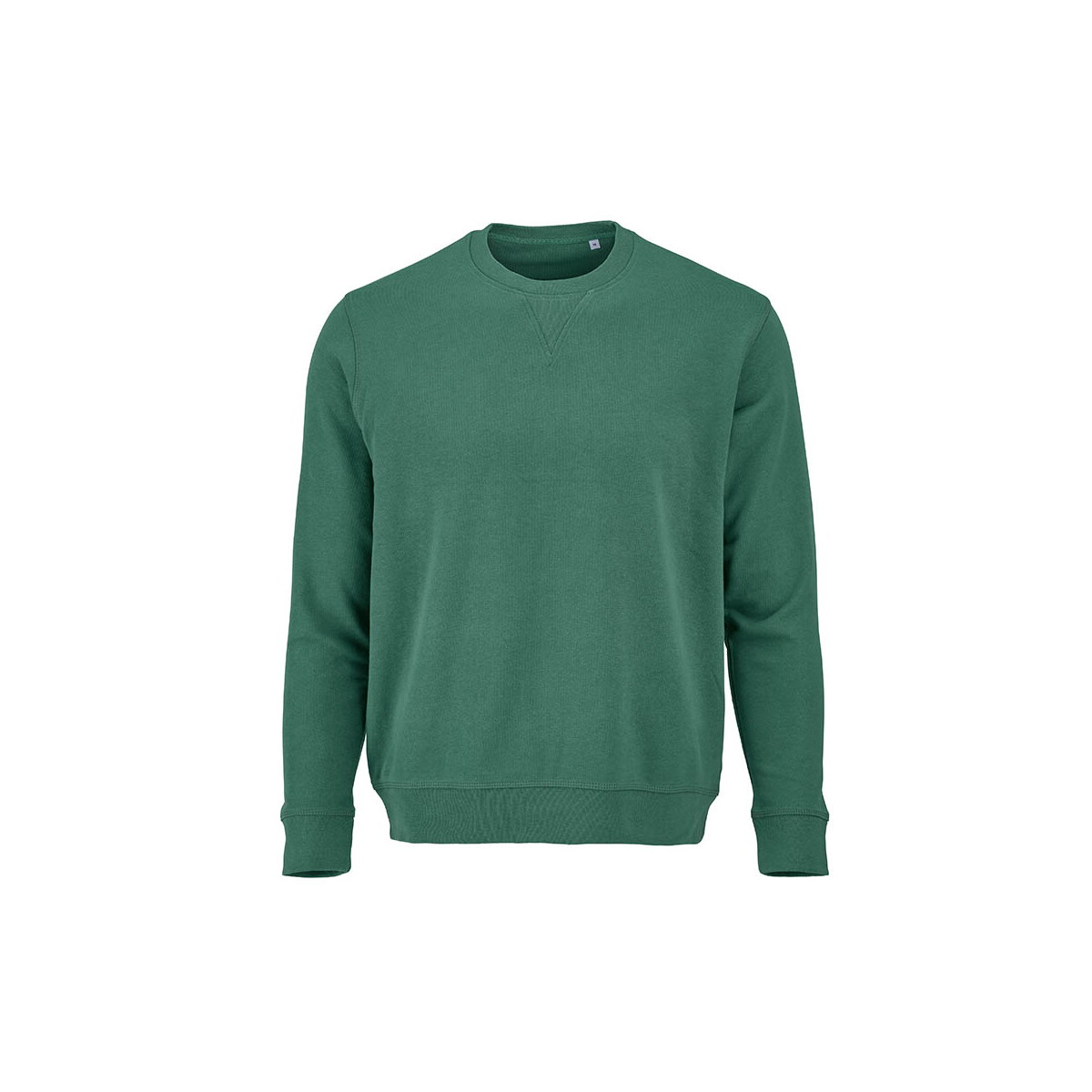 Capri french terry crew neck sweatshirt. 100% org. cotton. 300gsm - Dark green ASW008_129-front