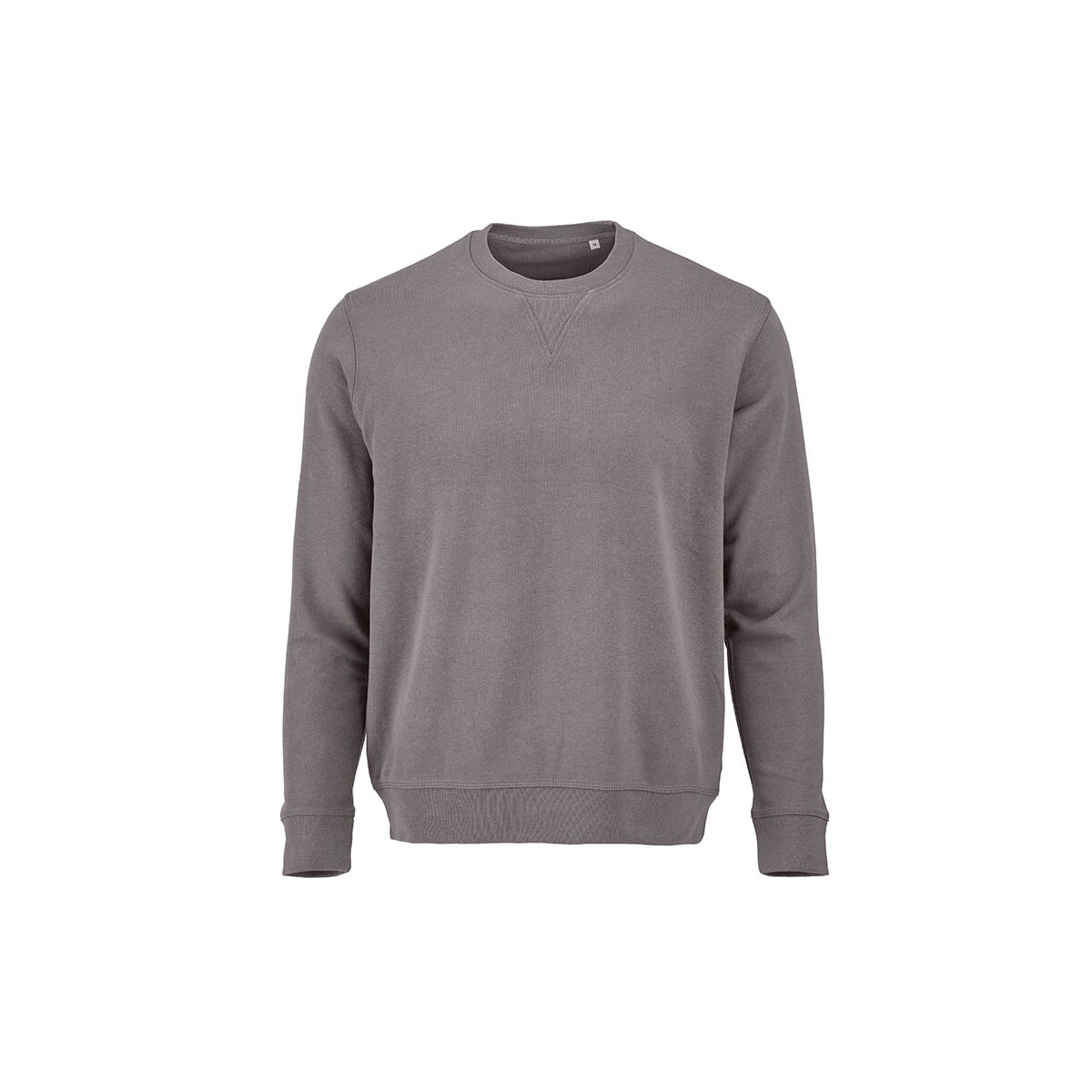 Bluzy z logo – capri french terry crew neck sweatshirt. 100% org. cotton. 300gsm – grey ASW008_113-front Capri french terry crew neck sweatshirt. 100% org. cotton. 300gsm - Grey ASW008_113-front