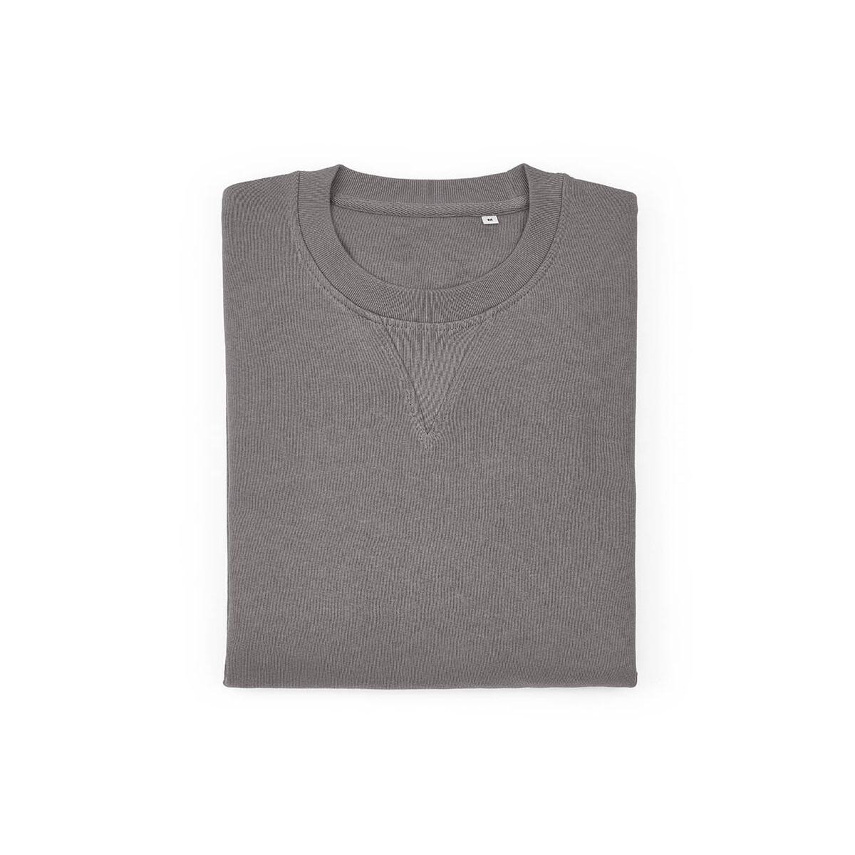 Bluzy z logo – capri french terry crew neck sweatshirt. 100% org. cotton. 300gsm – grey ASW008_113-front-A Capri french terry crew neck sweatshirt. 100% org. cotton. 300gsm - Grey ASW008_113-front-A