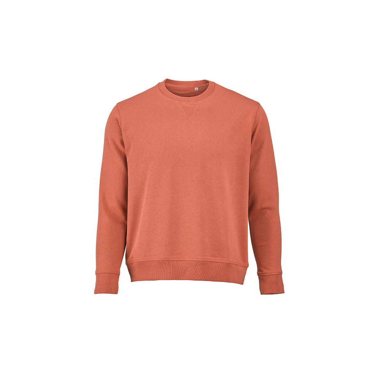 Bluzy z logo – capri french terry crew neck sweatshirt. 100% org. cotton. 300gsm – orange ASW008_128-front Capri french terry crew neck sweatshirt. 100% org. cotton. 300gsm - Orange ASW008_128-front