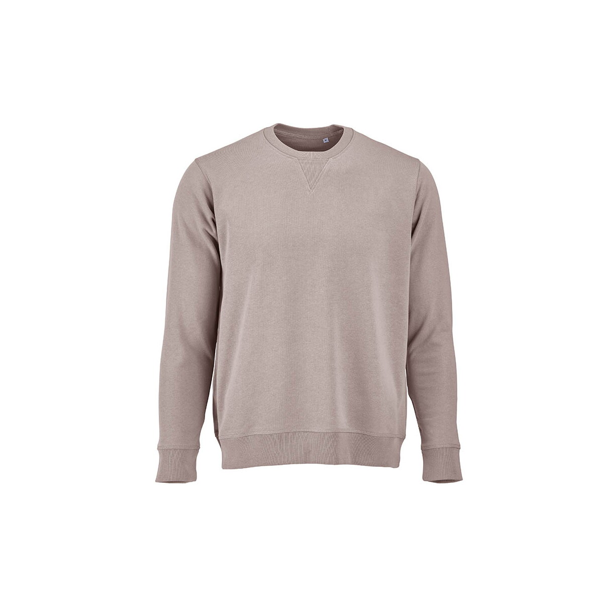 Bluzy z logo – capri french terry crew neck sweatshirt. 100% org. cotton. 300gsm – taupe ASW008_141-front Capri french terry crew neck sweatshirt. 100% org. cotton. 300gsm - Taupe ASW008_141-front