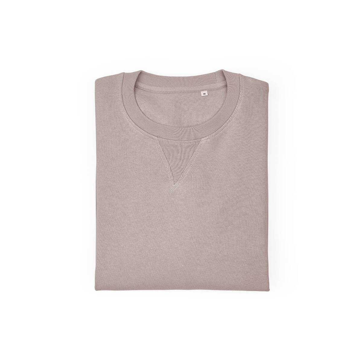 Bluzy z logo – capri french terry crew neck sweatshirt. 100% org. cotton. 300gsm – taupe ASW008_141-front-A Capri french terry crew neck sweatshirt. 100% org. cotton. 300gsm - Taupe ASW008_141-front-A