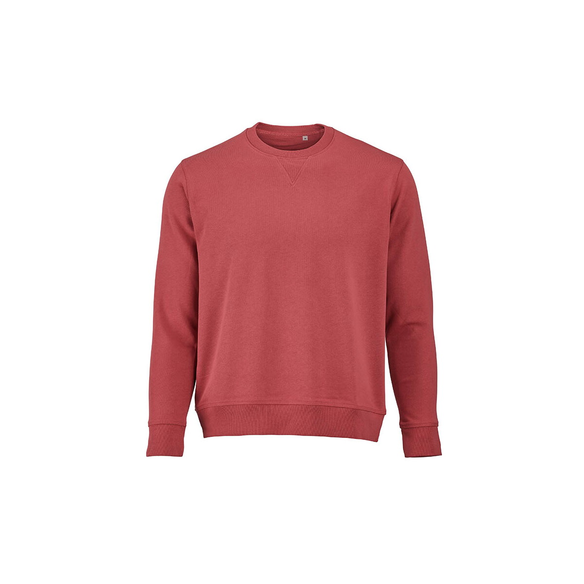 Bluzy z logo – capri french terry crew neck sweatshirt. 100% org. cotton. 300gsm – terracota ASW008_125-front Capri french terry crew neck sweatshirt. 100% org. cotton. 300gsm - Terracota ASW008_125-front