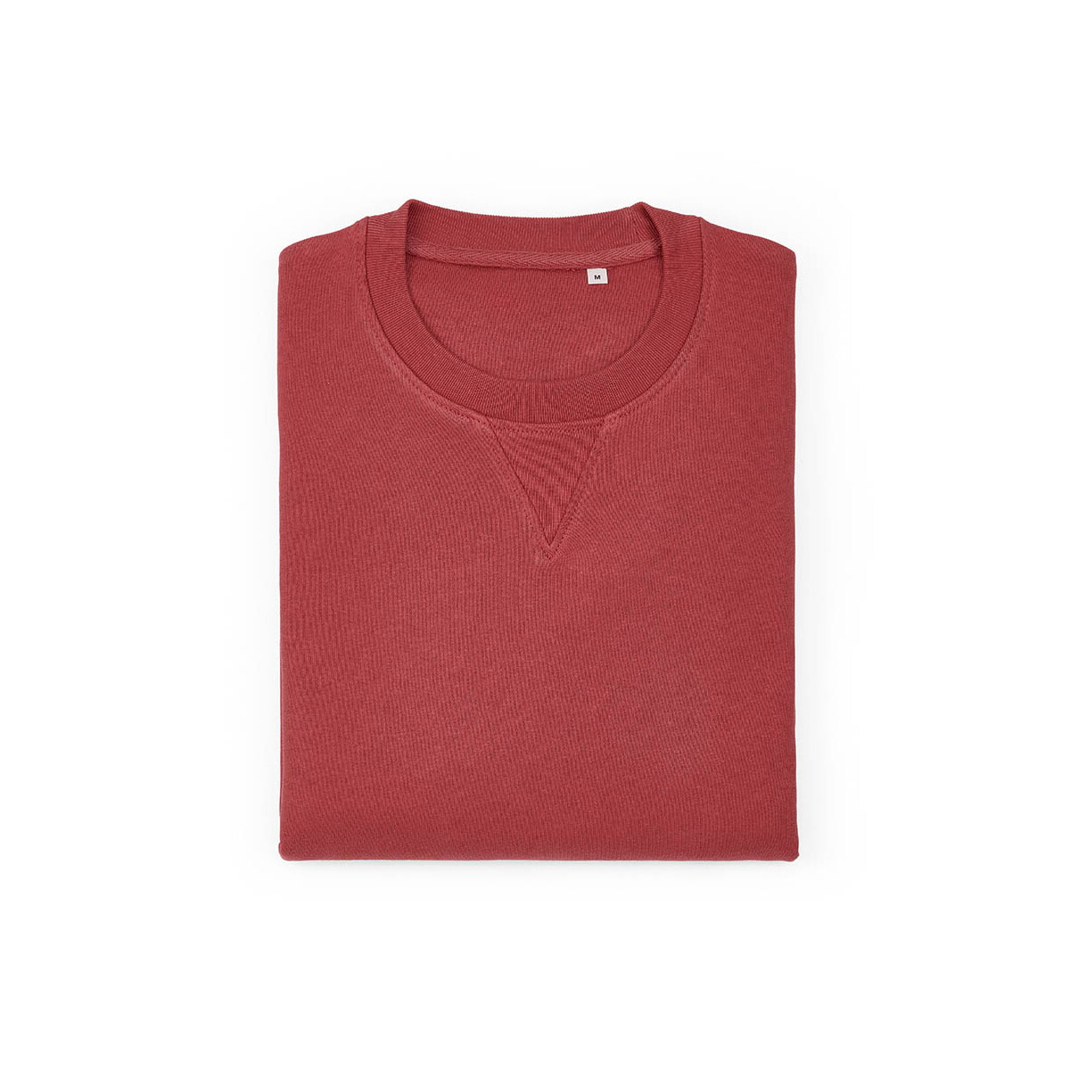 Bluzy z logo – capri french terry crew neck sweatshirt. 100% org. cotton. 300gsm – terracota ASW008_125-front-A Capri french terry crew neck sweatshirt. 100% org. cotton. 300gsm - Terracota ASW008_125-front-A