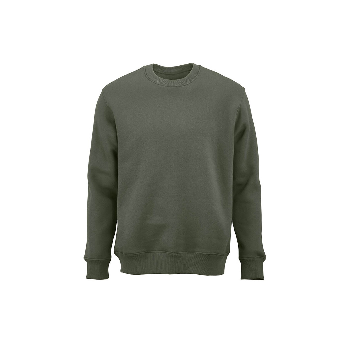 Bluzy z logo – nazaré crew neck sweatshirt. org. cotton, rcotton and rpet. made in pt – army green ASW006_149-front Nazaré crew neck sweatshirt. Org. cotton, rCotton and rPET. Made in PT - Army green ASW006_149-front