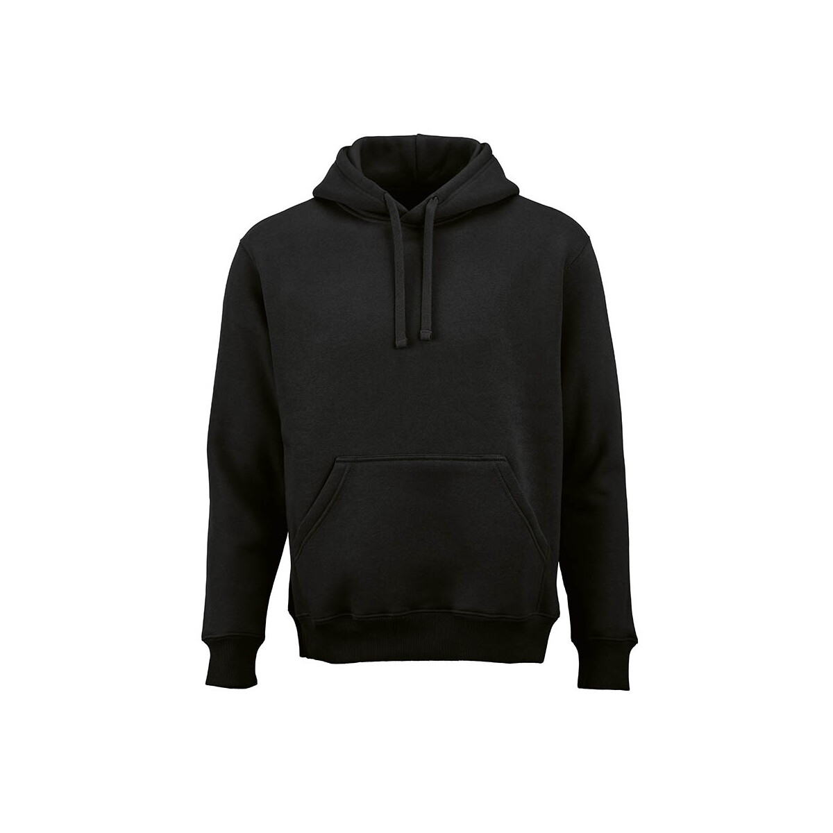 Tulum hooded sweatshirt. Org. cotton, rCotton and rPET. Made in PT - Black ASW007_103-front