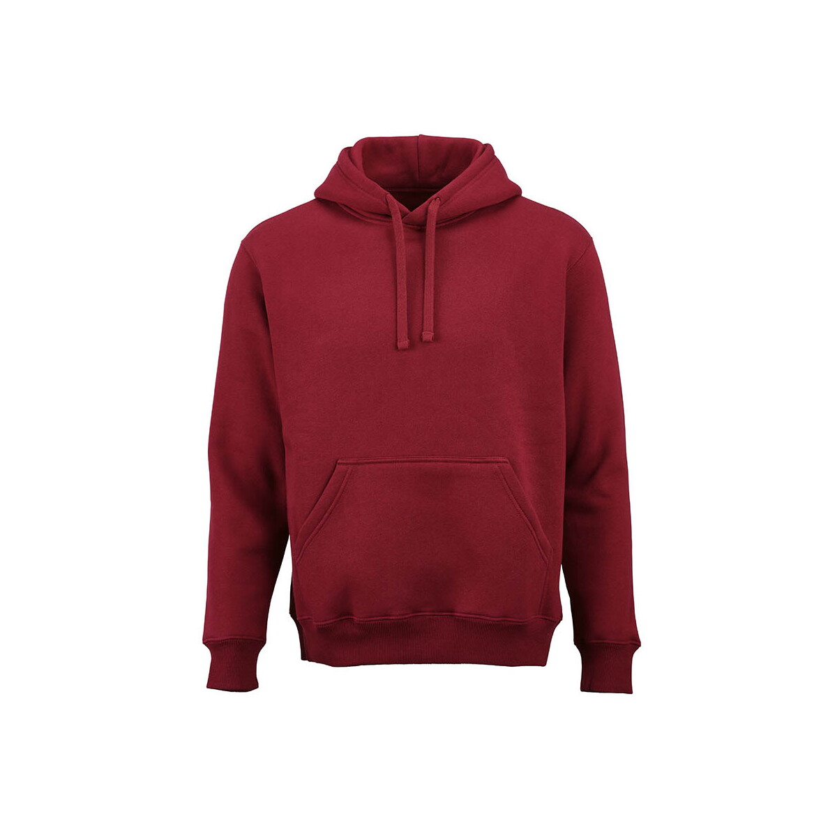 Tulum hooded sweatshirt. Org. cotton, rCotton and rPET. Made in PT - Burgundy ASW007_115-front