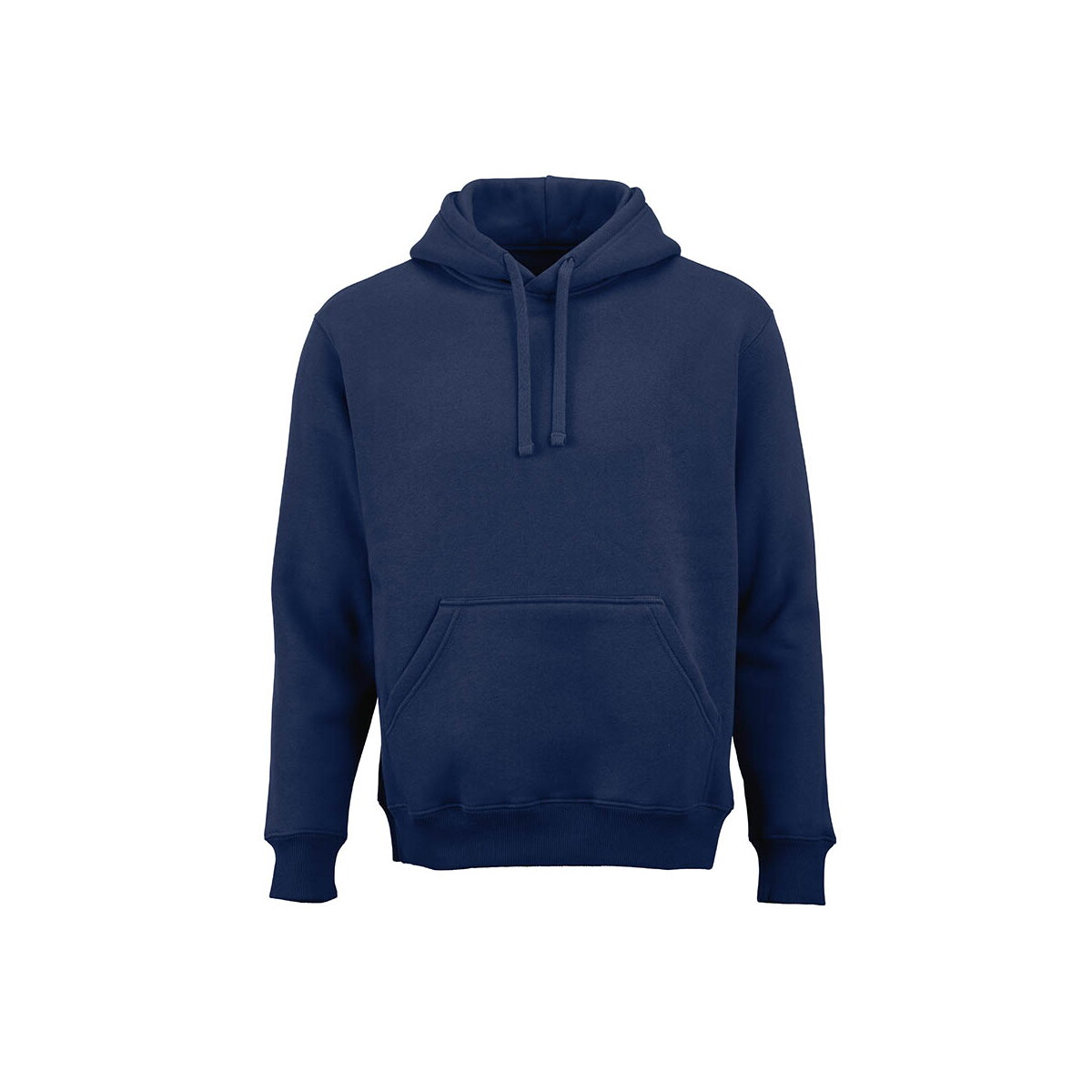 Tulum hooded sweatshirt. Org. cotton, rCotton and rPET. Made in PT - Navy blue ASW007_134-front