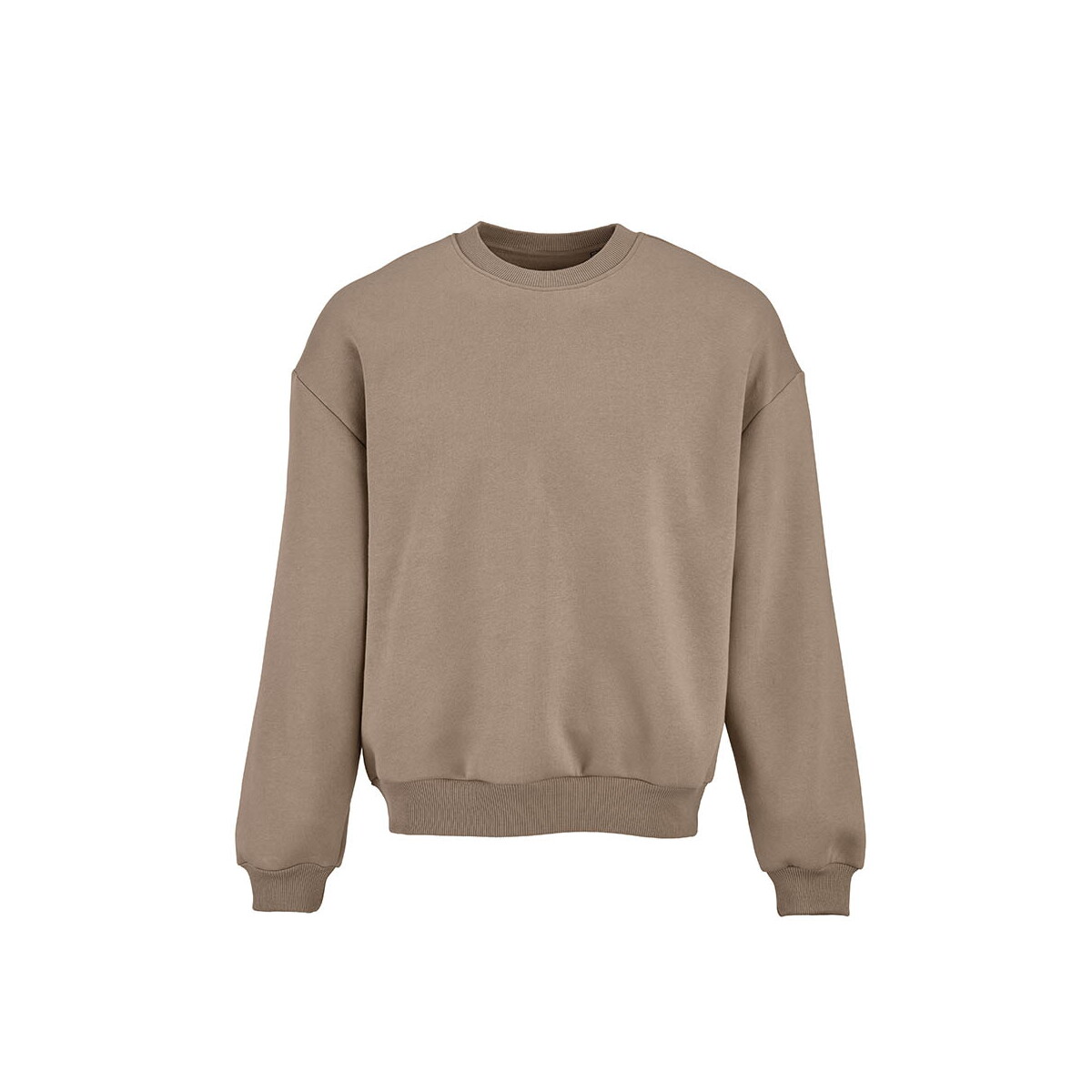 Bluzy z logo – whitehaven oversized sweatshirt. org. cotton, rcotton and rpet. made in pt – light brown ASW009_111-front Whitehaven oversized sweatshirt. Org. cotton, rCotton and rPET. Made in PT - Light brown ASW009_111-front