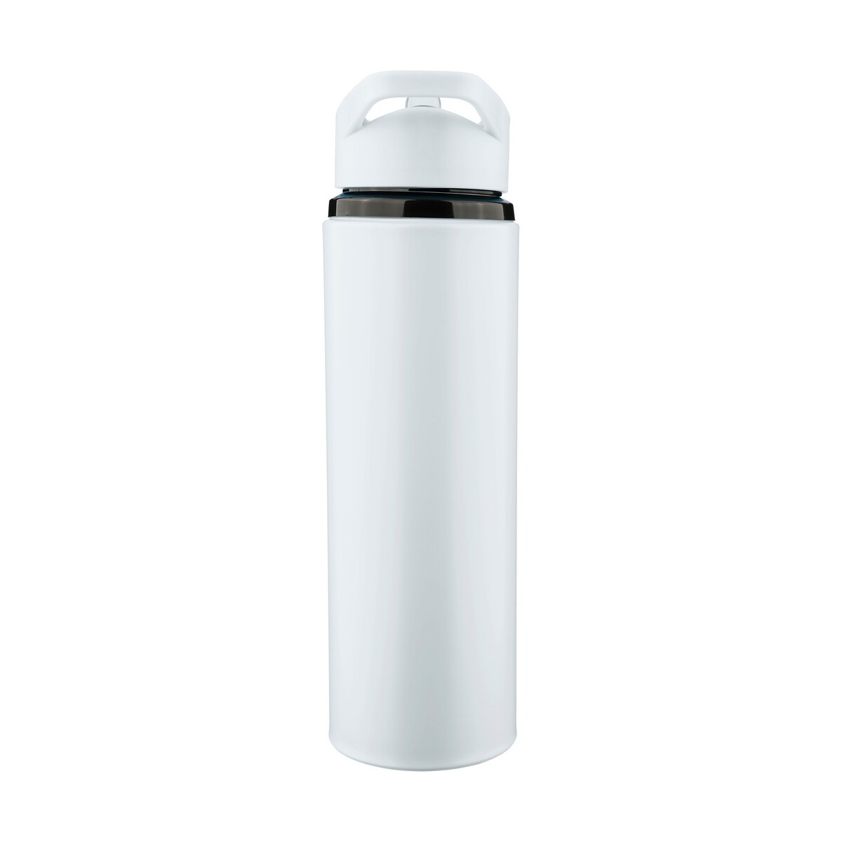 Butelki z logo – butelka sportowa 500 ml – biała VB113-02_IBK01 Butelka sportowa 500 ml - biała VB113-02_IBK01