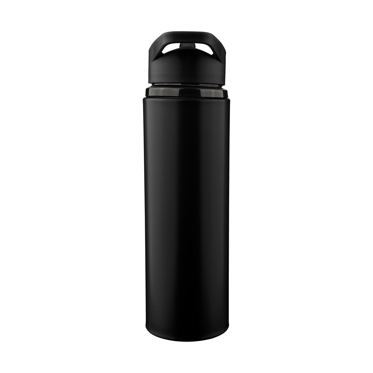 Butelki z logo – butelka sportowa 500 ml – czarna VB113-03_IBK01 Butelka sportowa 500 ml - czarna VB113-03_IBK01
