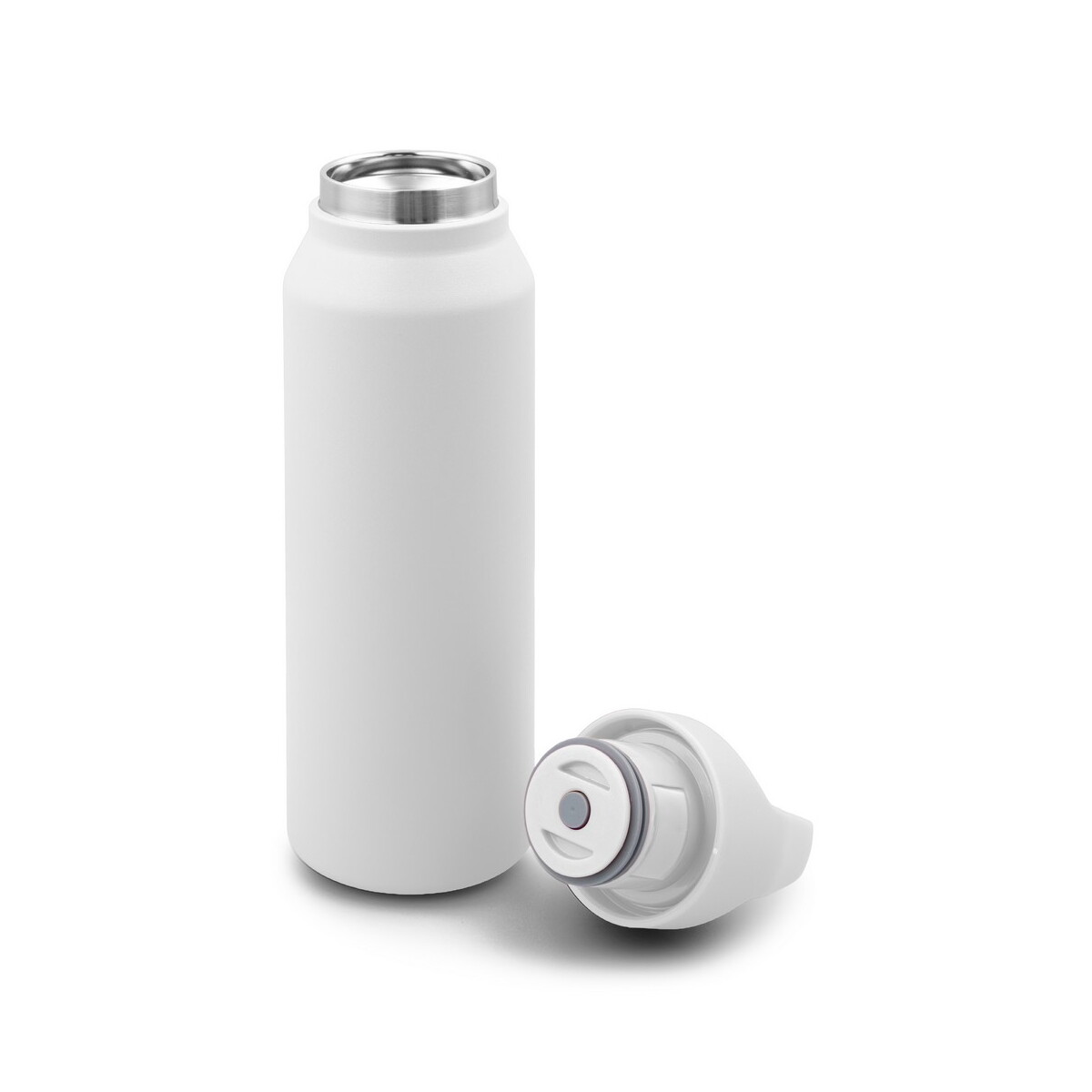 Butelki z logo – butelka sportowa 530 ml air gifts | almaide – biała VA930-02_AAA02 Butelka sportowa 530 ml Air Gifts | Almaide - biała VA930-02_AAA02
