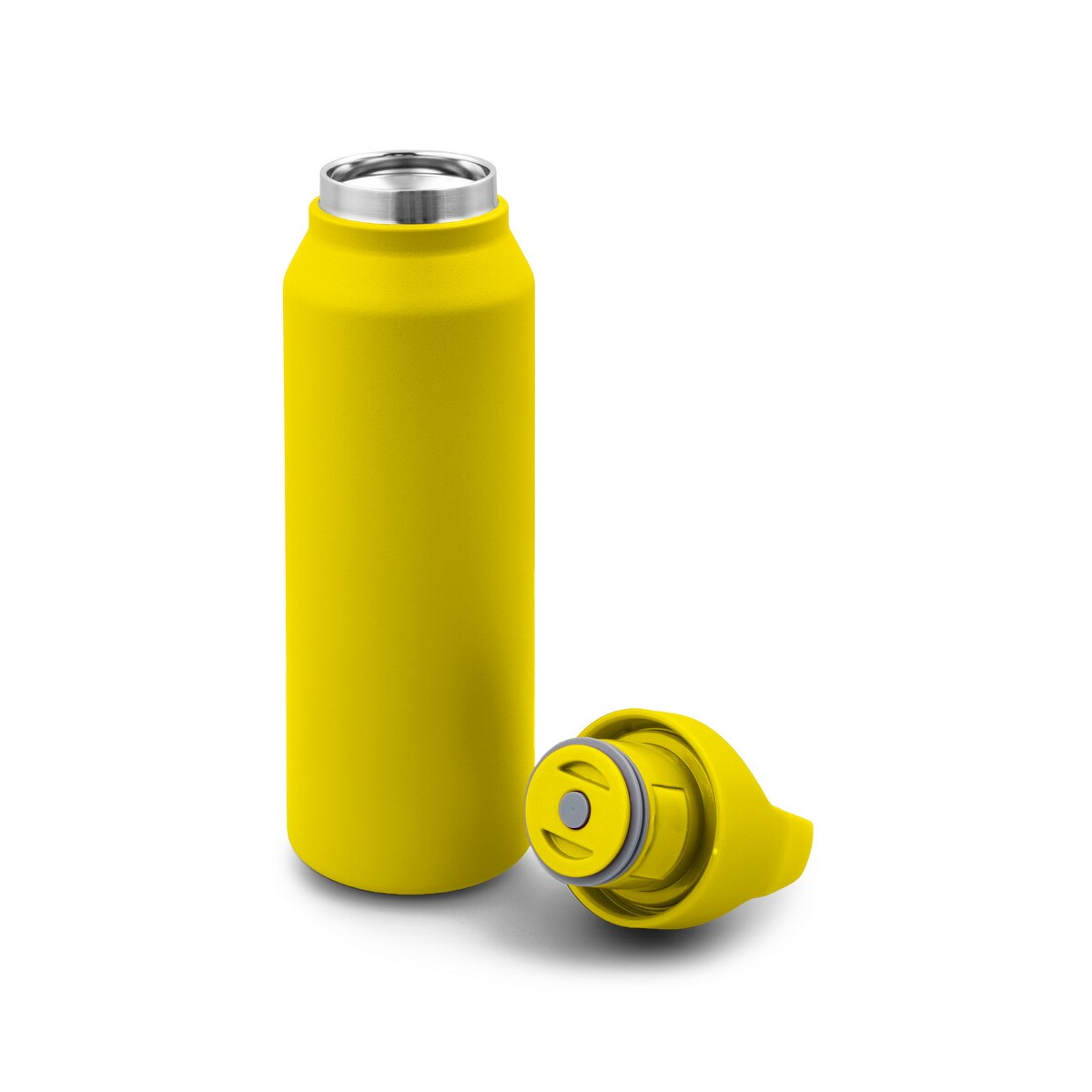 Butelki z logo – butelka sportowa 530 ml air gifts | almaide – żółta VA930-08_AAA02 Butelka sportowa 530 ml Air Gifts | Almaide - żółta VA930-08_AAA02
