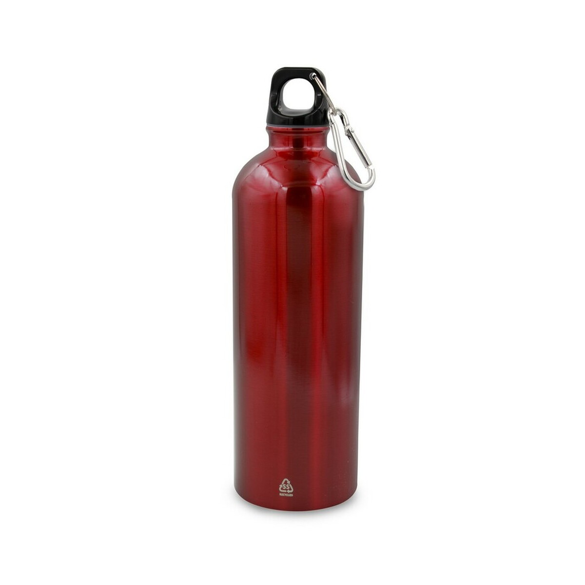 Butelka sportowa 750 ml z karabińczykiem | Laveriano - czerwona VA918-05_AAA01