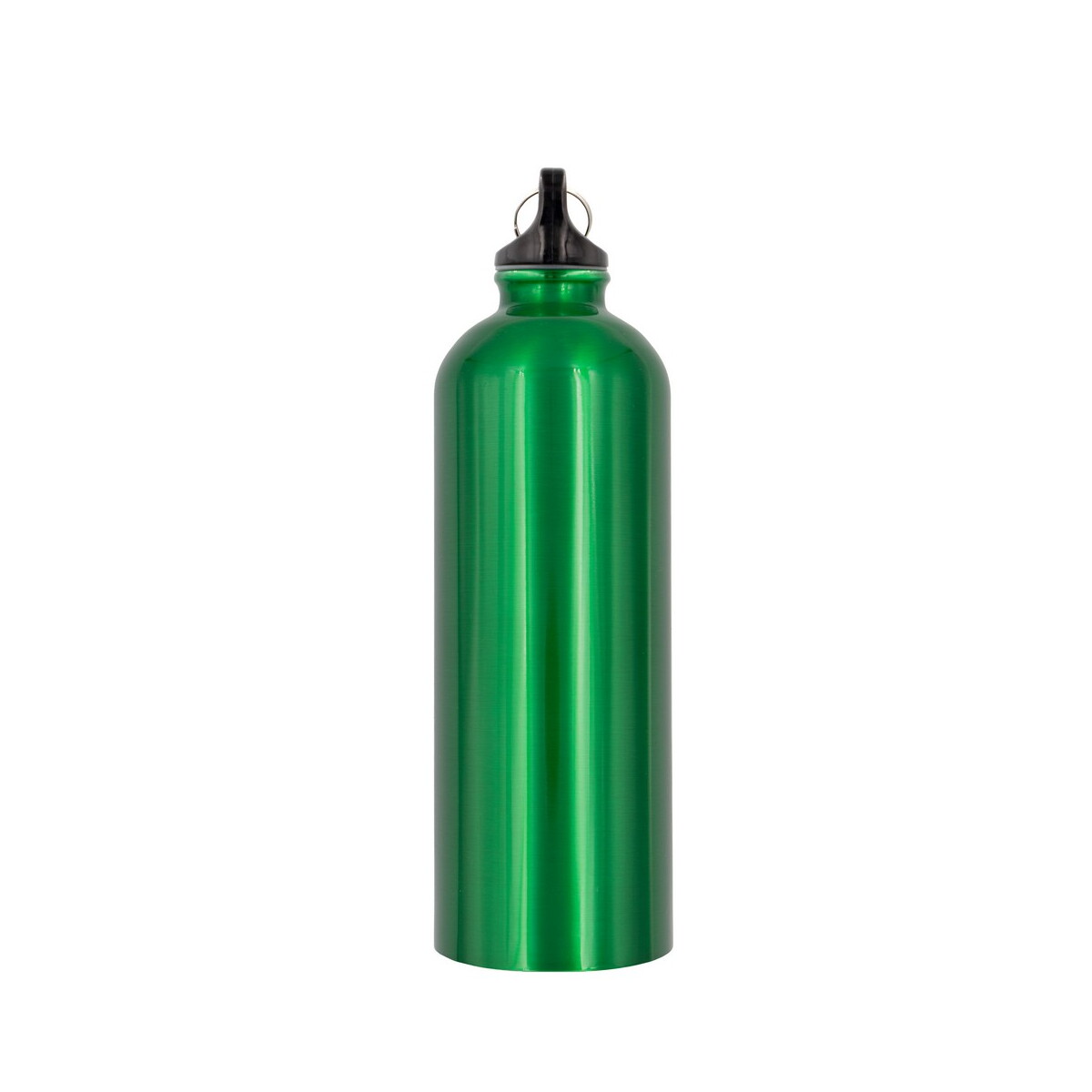 Butelki z logo – butelka sportowa 750 ml z karabińczykiem | laveriano – zielona VA918-06_ISD02 Butelka sportowa 750 ml z karabińczykiem | Laveriano - zielona VA918-06_ISD02