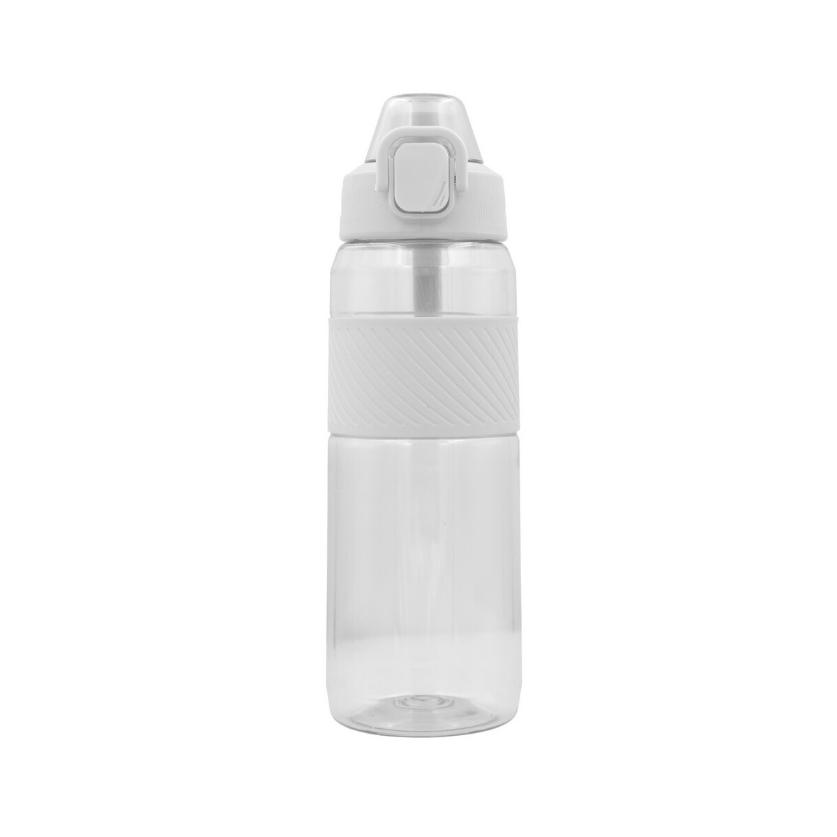 Butelki z logo – butelka sportowa 850 ml air gifts |flore – biała VA937-02_AAB01 Butelka sportowa 850 ml Air Gifts |Flore - biała VA937-02_AAB01