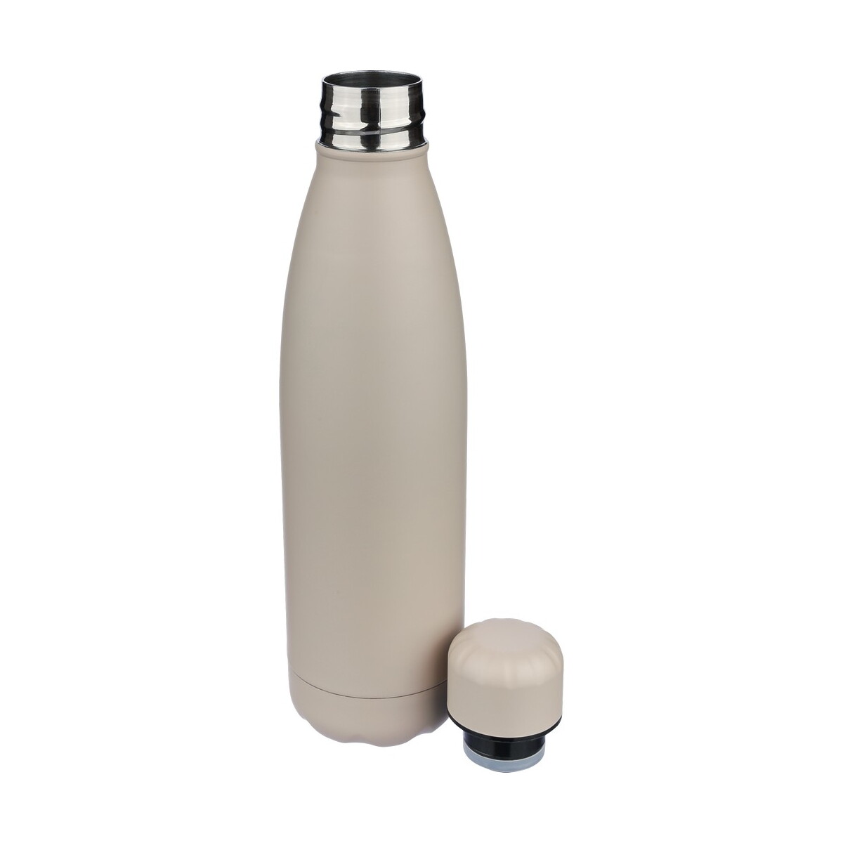 Butelki z logo – butelka termiczna 500 ml – beżowa VB278-20_AAA03 Butelka termiczna 500 ml - beżowa VB278-20_AAA03