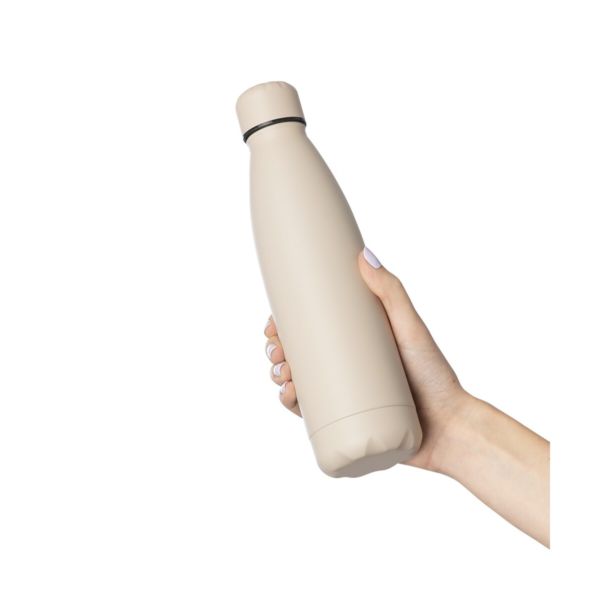 Butelki z logo – butelka termiczna 500 ml – beżowa VB278-20_AAA06 Butelka termiczna 500 ml - beżowa VB278-20_AAA06
