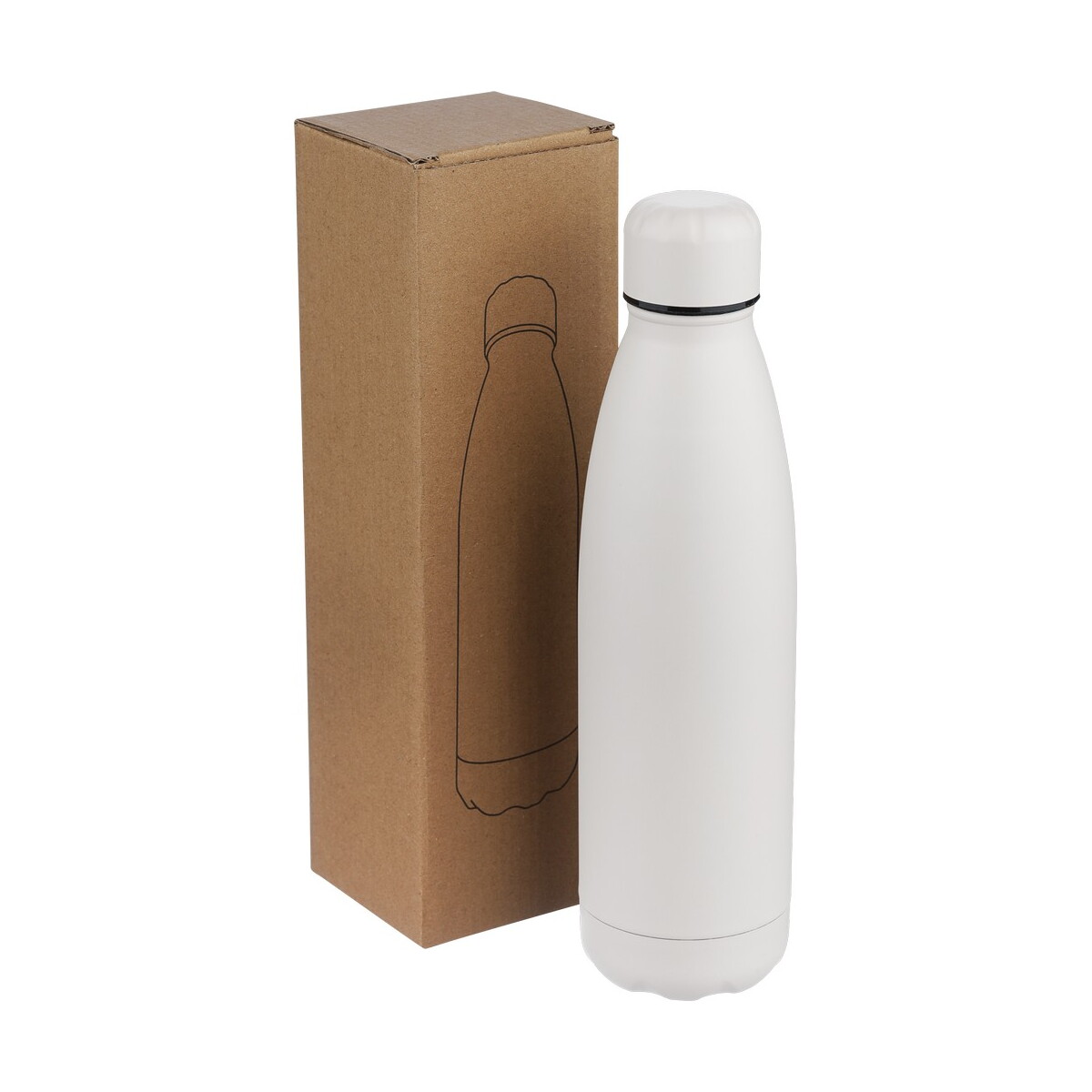 Butelki z logo – butelka termiczna 500 ml – biała VB278-02_AAA02 Butelka termiczna 500 ml - biała VB278-02_AAA02
