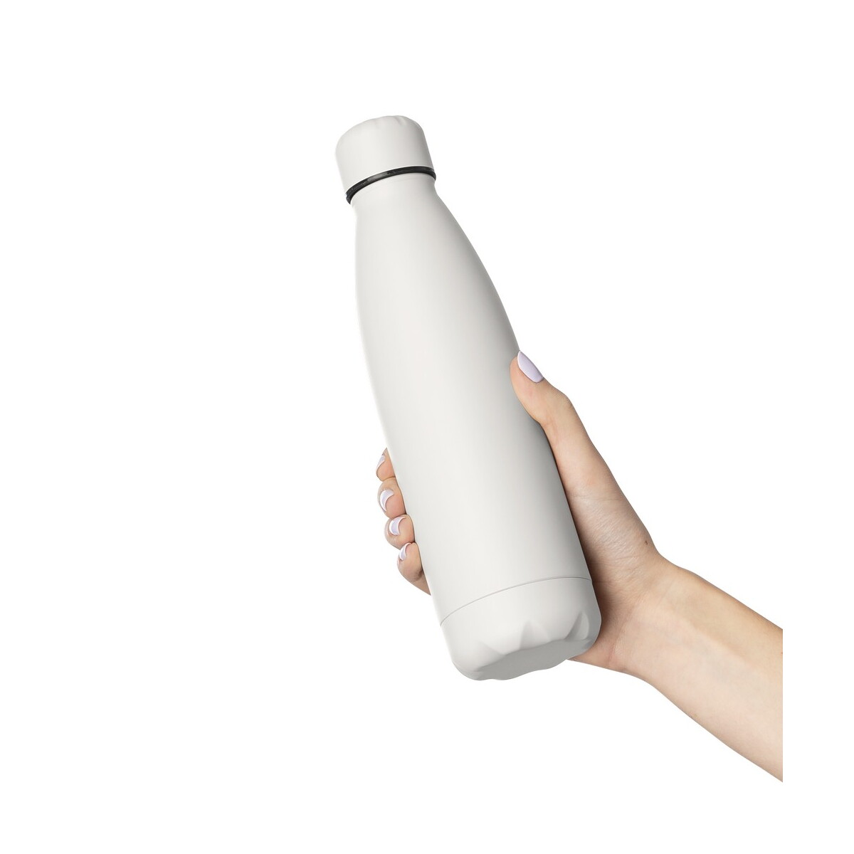 Butelki z logo – butelka termiczna 500 ml – biała VB278-02_AAA04 Butelka termiczna 500 ml - biała VB278-02_AAA04