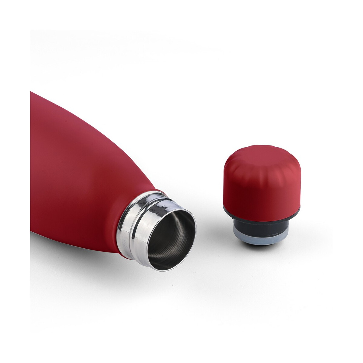 Butelki z logo – butelka termiczna 500 ml – burgundowa VB278-12_IDE01 Butelka termiczna 500 ml - burgundowa VB278-12_IDE01