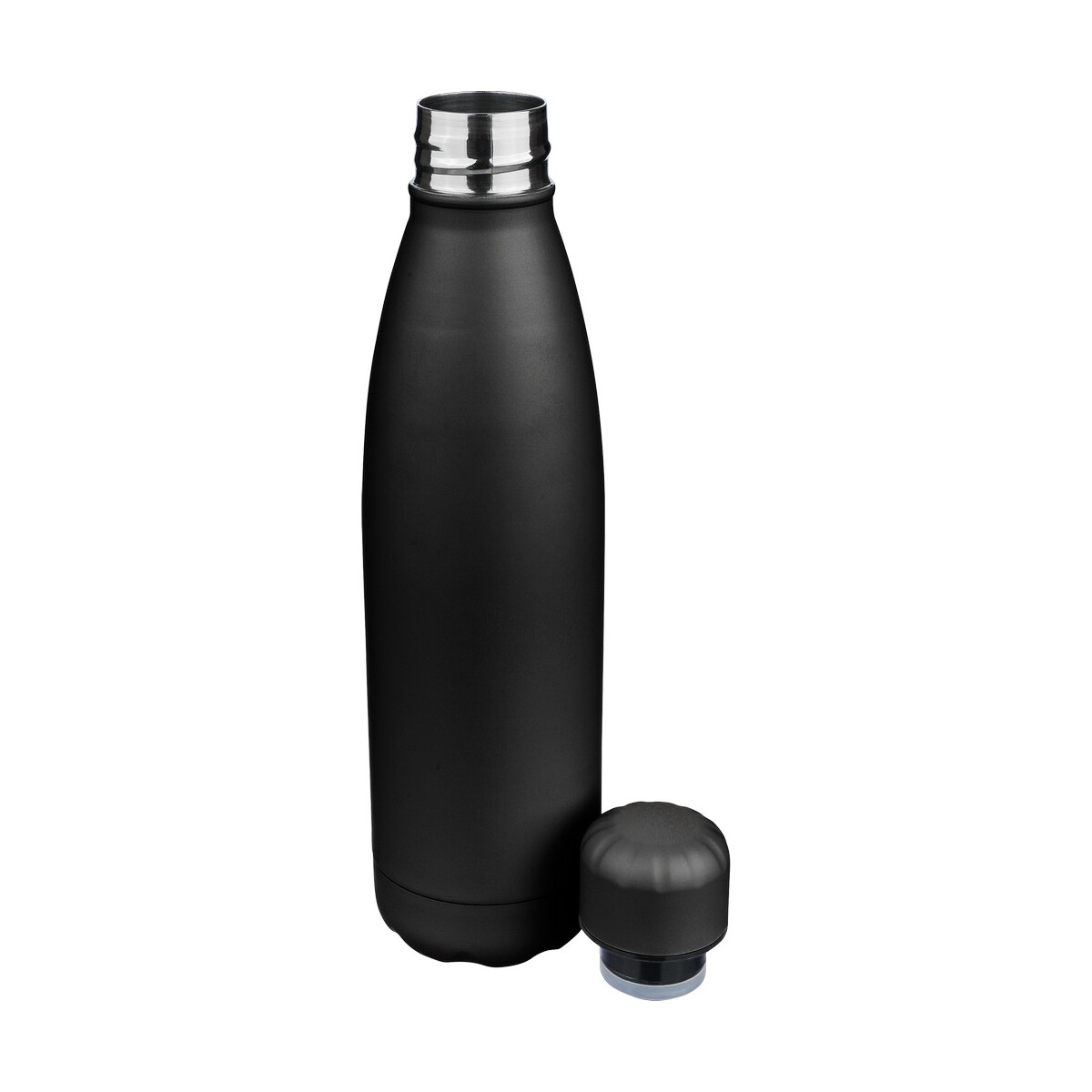 Butelki z logo – butelka termiczna 500 ml – czarna VB278-03_AAA03 Butelka termiczna 500 ml - czarna VB278-03_AAA03