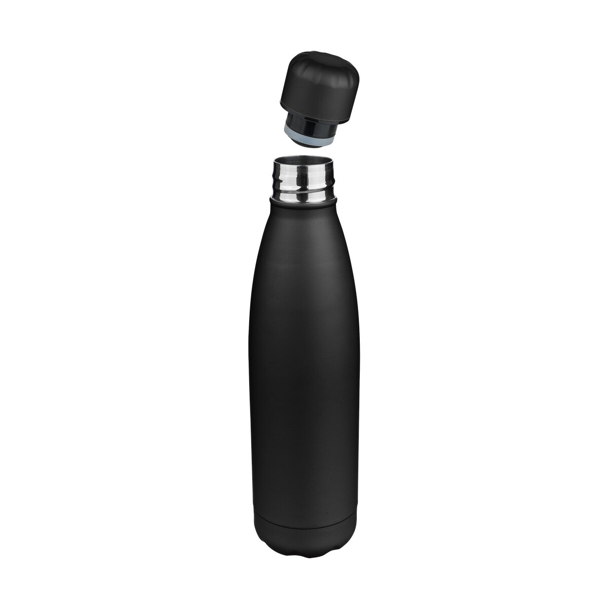 Butelki z logo – butelka termiczna 500 ml – czarna VB278-03_AAA04 Butelka termiczna 500 ml - czarna VB278-03_AAA04