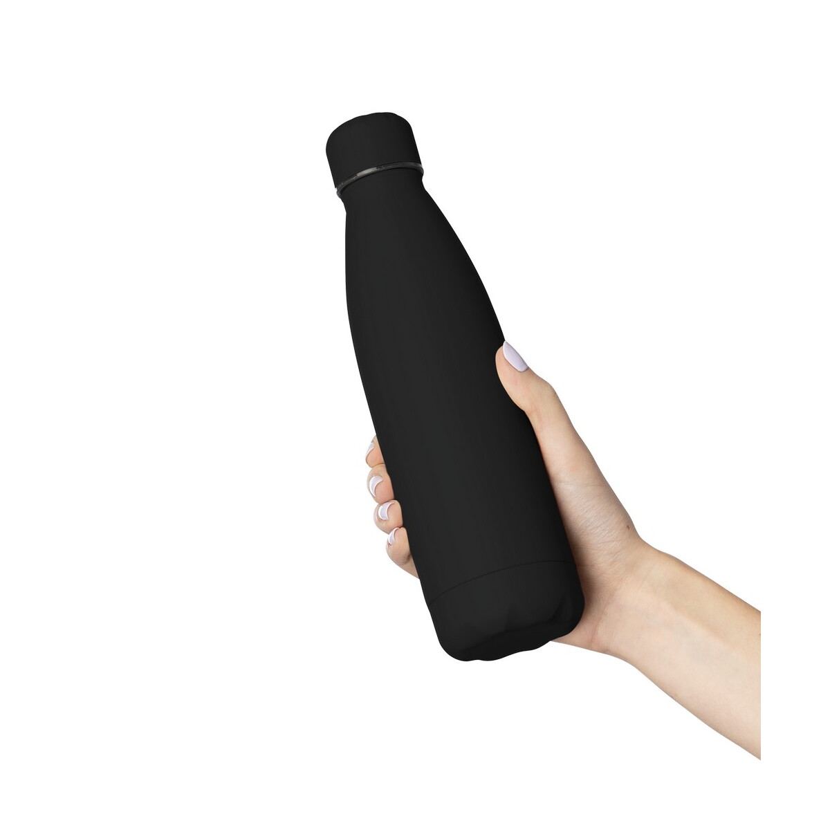 Butelki z logo – butelka termiczna 500 ml – czarna VB278-03_AAA05 Butelka termiczna 500 ml - czarna VB278-03_AAA05
