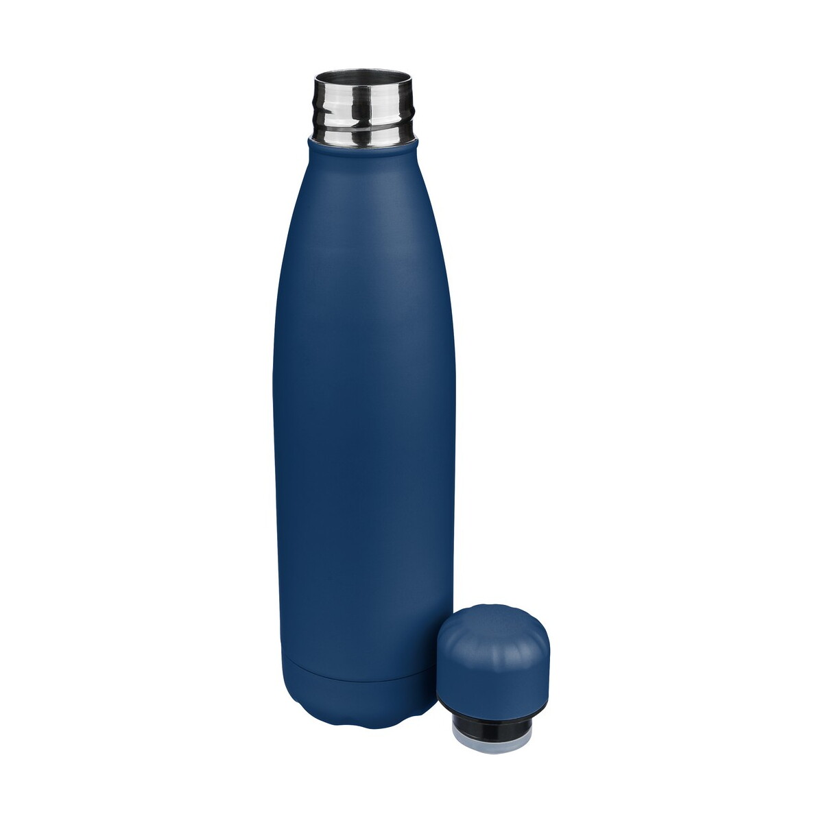 Butelki z logo – butelka termiczna 500 ml – granatowa VB278-04_AAA03 Butelka termiczna 500 ml - granatowa VB278-04_AAA03