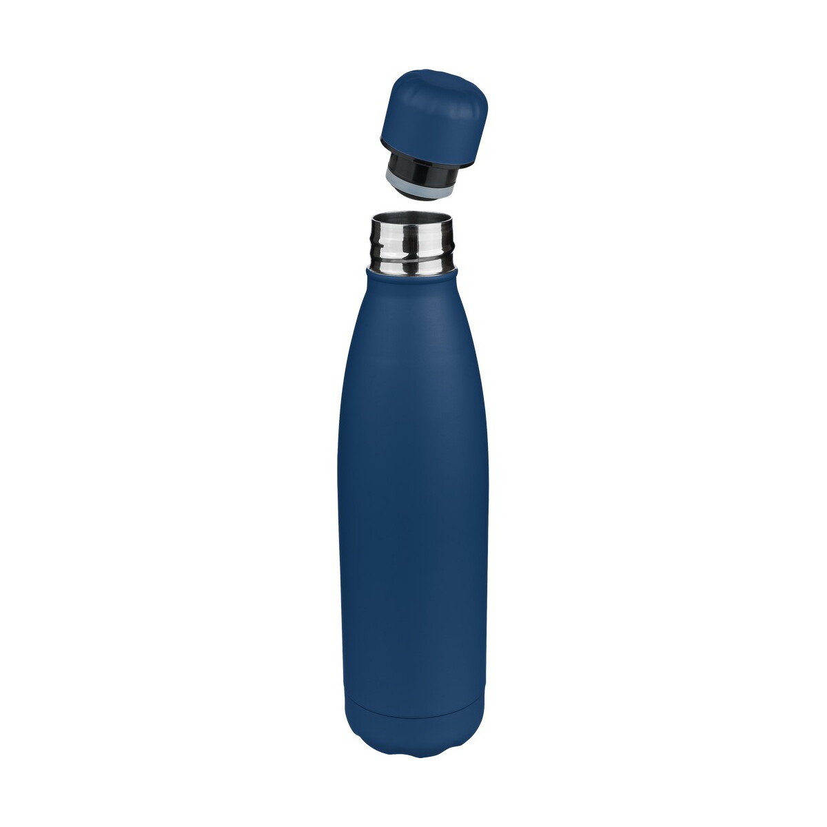 Butelki z logo – butelka termiczna 500 ml – granatowa VB278-04_AAA04 Butelka termiczna 500 ml - granatowa VB278-04_AAA04