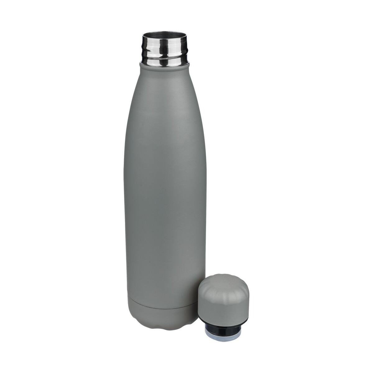 Butelki z logo – butelka termiczna 500 ml – szara VB278-19_AAA03 Butelka termiczna 500 ml - szara VB278-19_AAA03