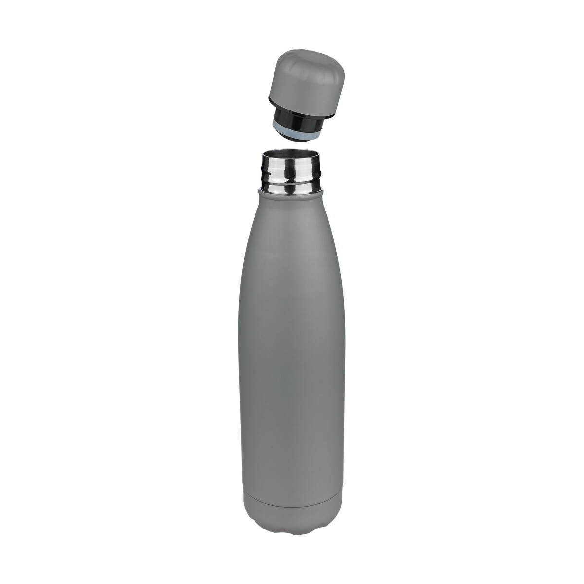 Butelki z logo – butelka termiczna 500 ml – szara VB278-19_AAA04 Butelka termiczna 500 ml - szara VB278-19_AAA04