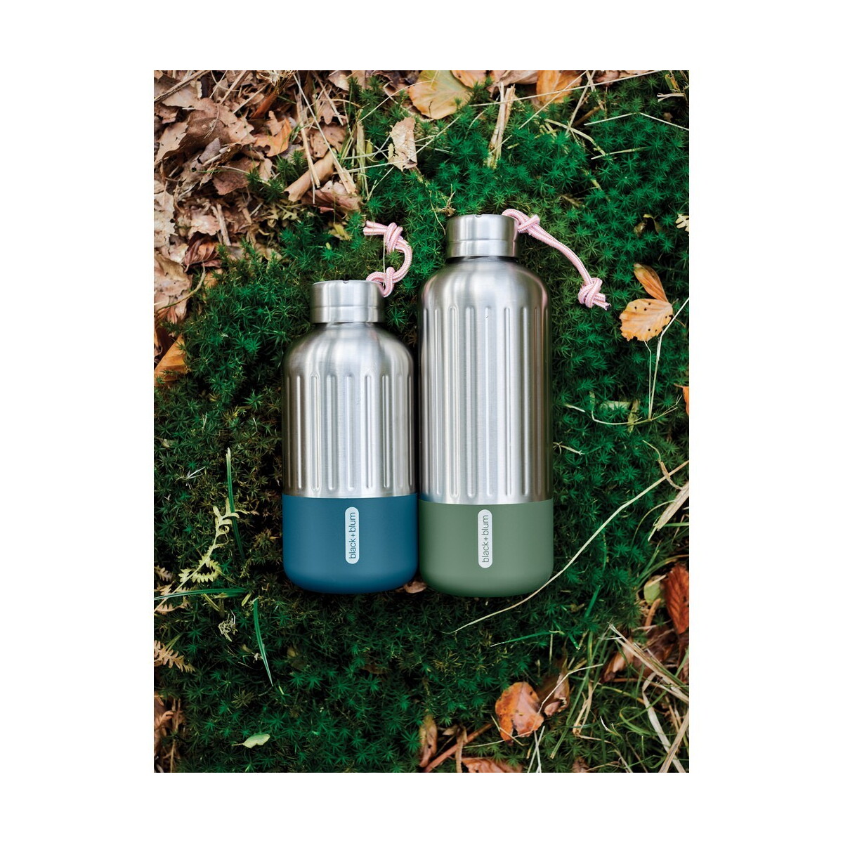 Butelki z logo – butelka termiczna 850 ml black+blum explorer – olive green P439.1327__M_404 Butelka termiczna 850 ml Black+Blum Explorer - olive green P439.1327__M_404
